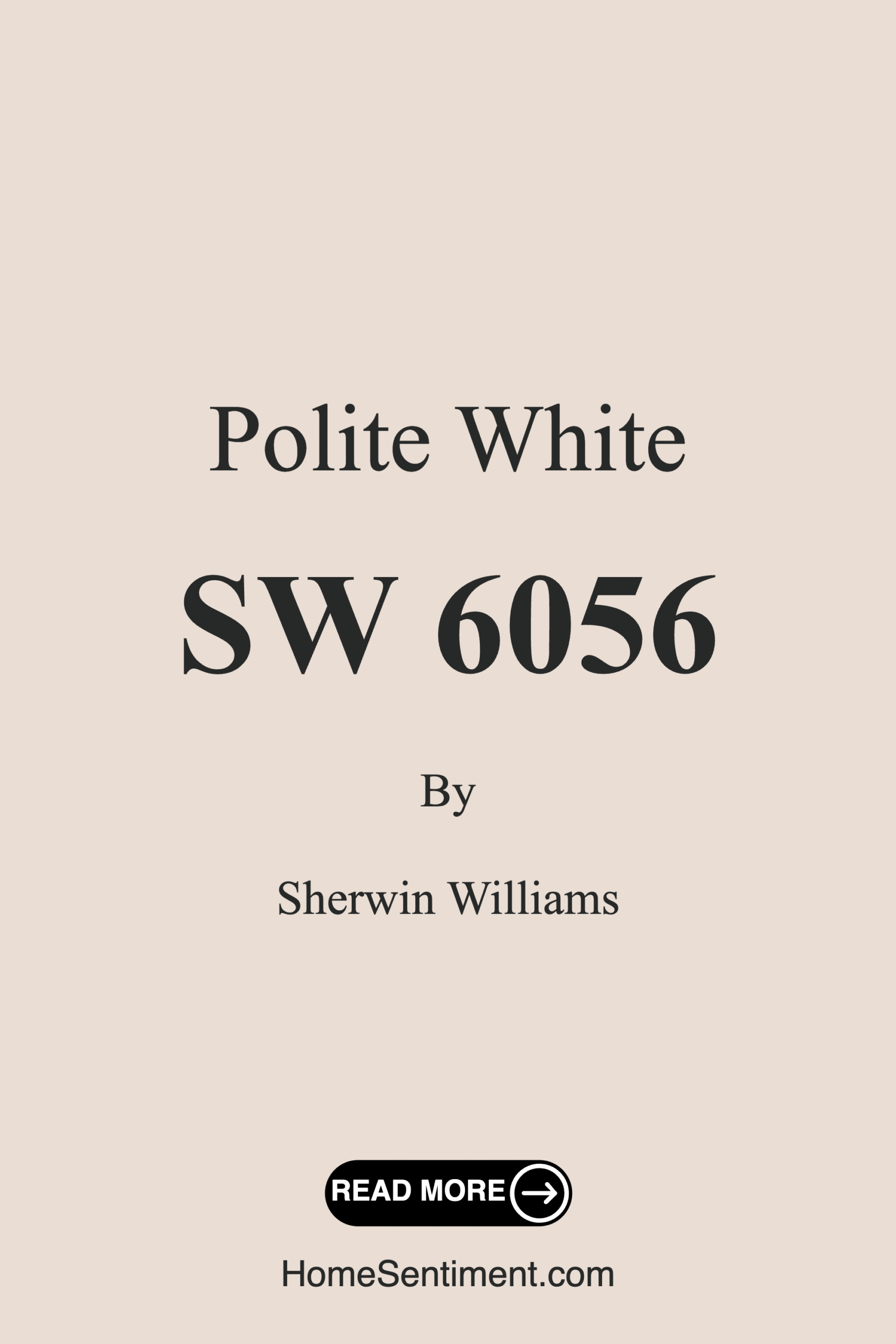 Polite White SW 6056 by Sherwin Williams