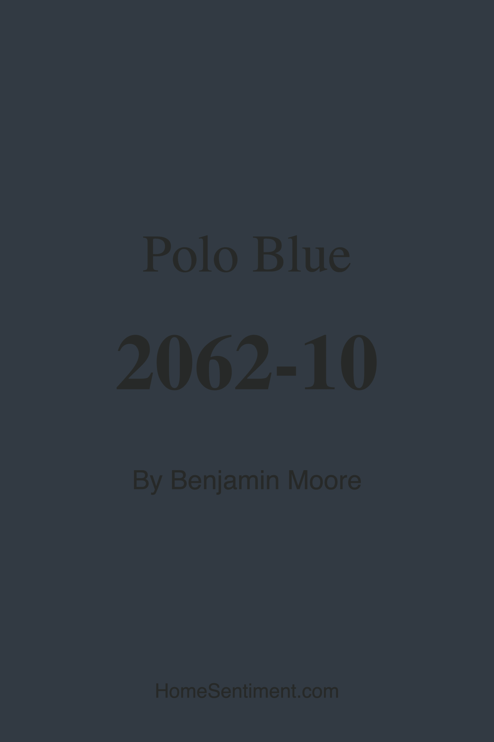 Polo Blue 2062-10 by Benjamin Moore
