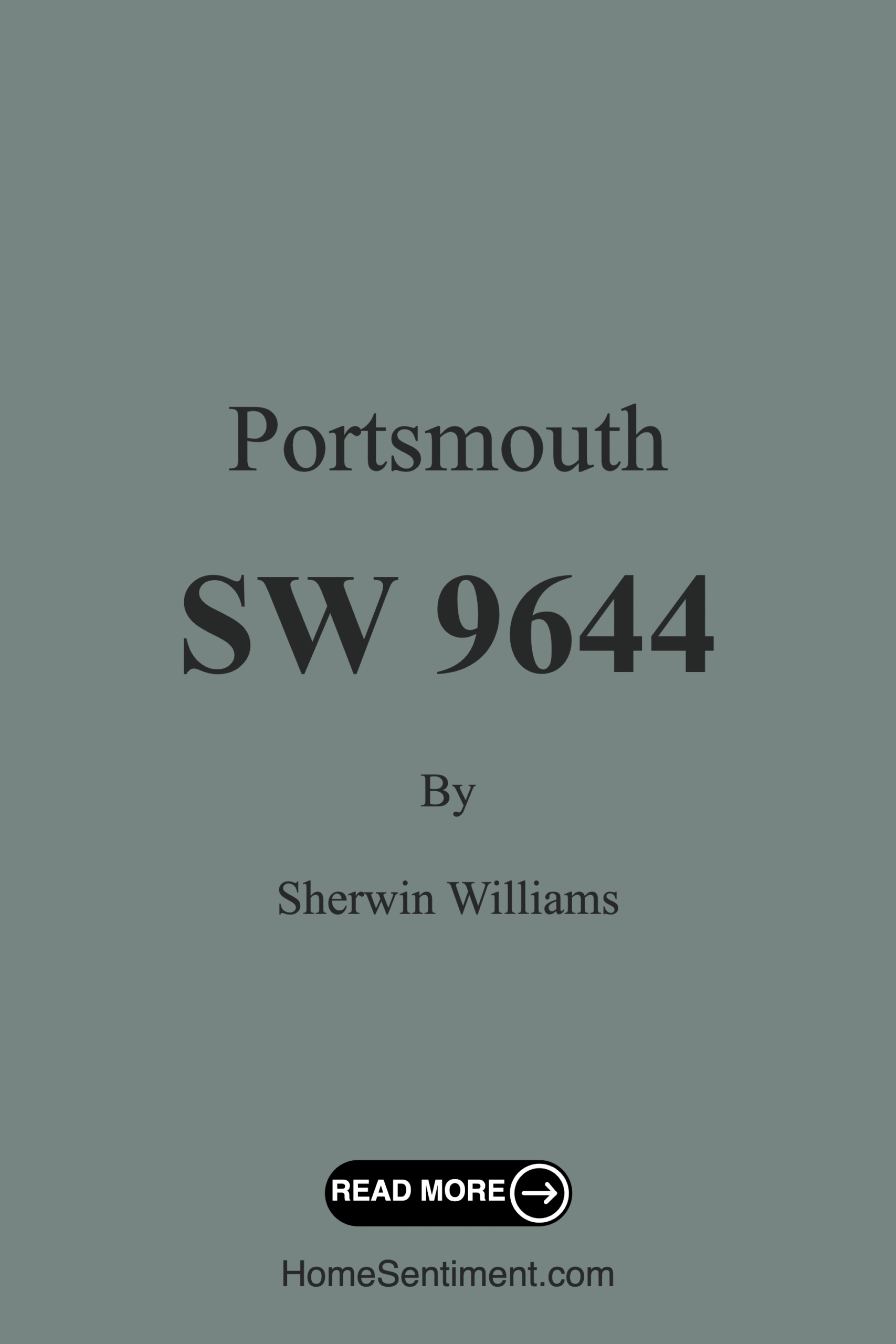 Portsmouth SW 9644 by Sherwin Williams