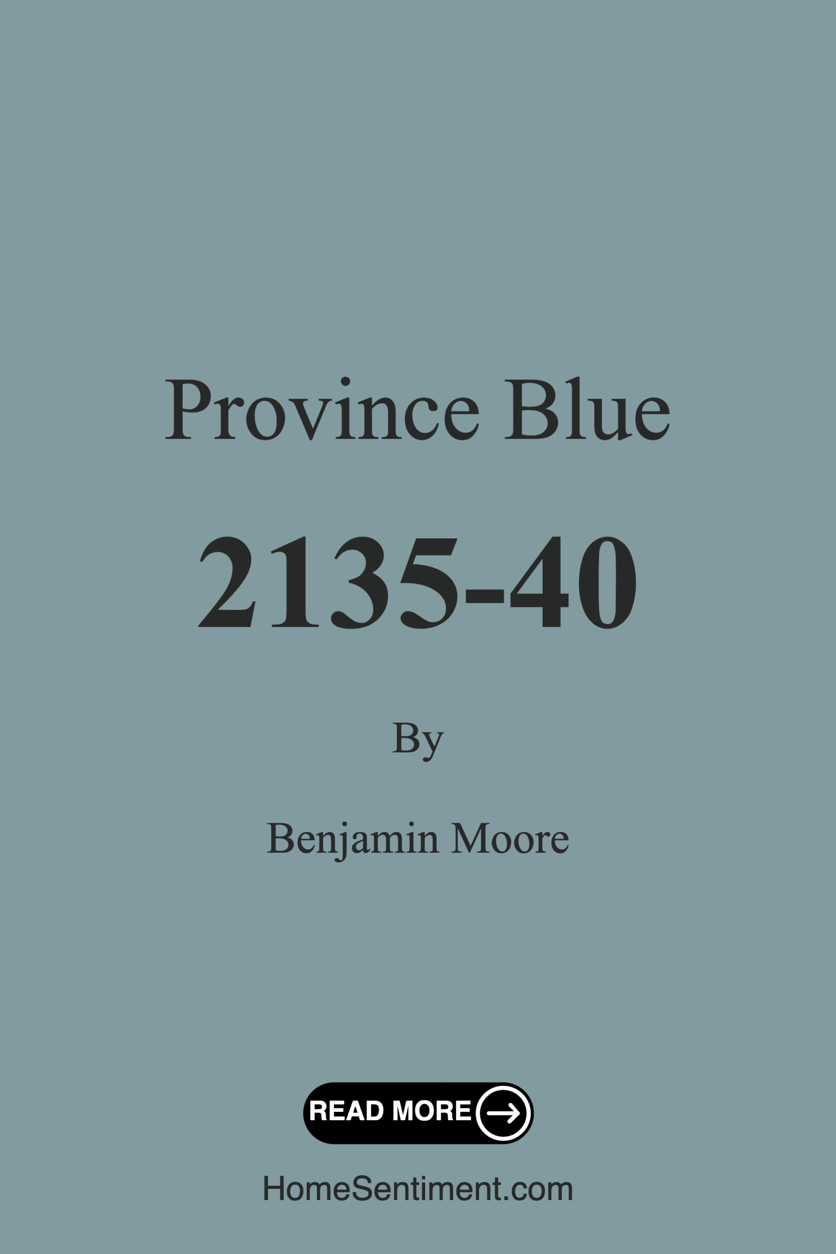 Province Blue 2135-40 by Benjamin Moore
