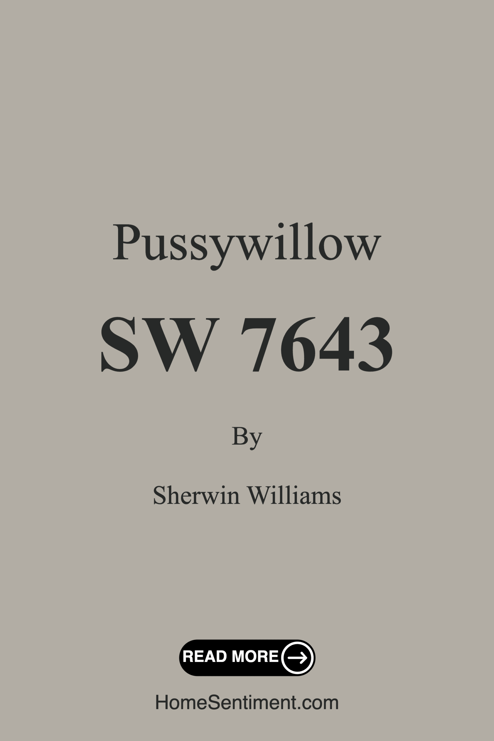 Pussywillow SW 7643 by Sherwin Williams