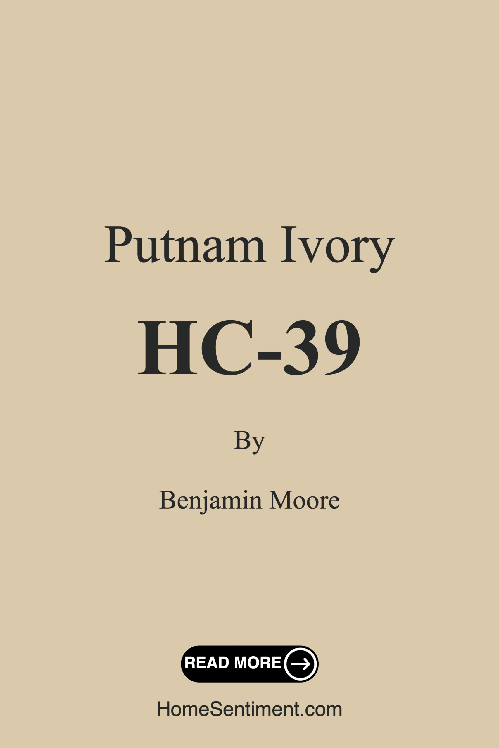 Putnam Ivory HC-39 by Benjamin Moore
