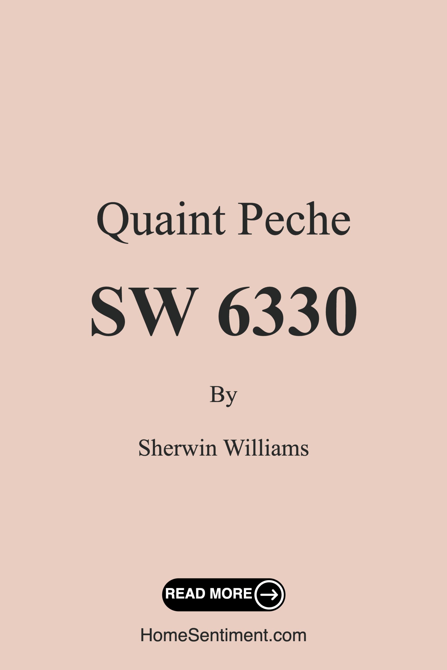 Quaint Peche SW 6330 by Sherwin Williams