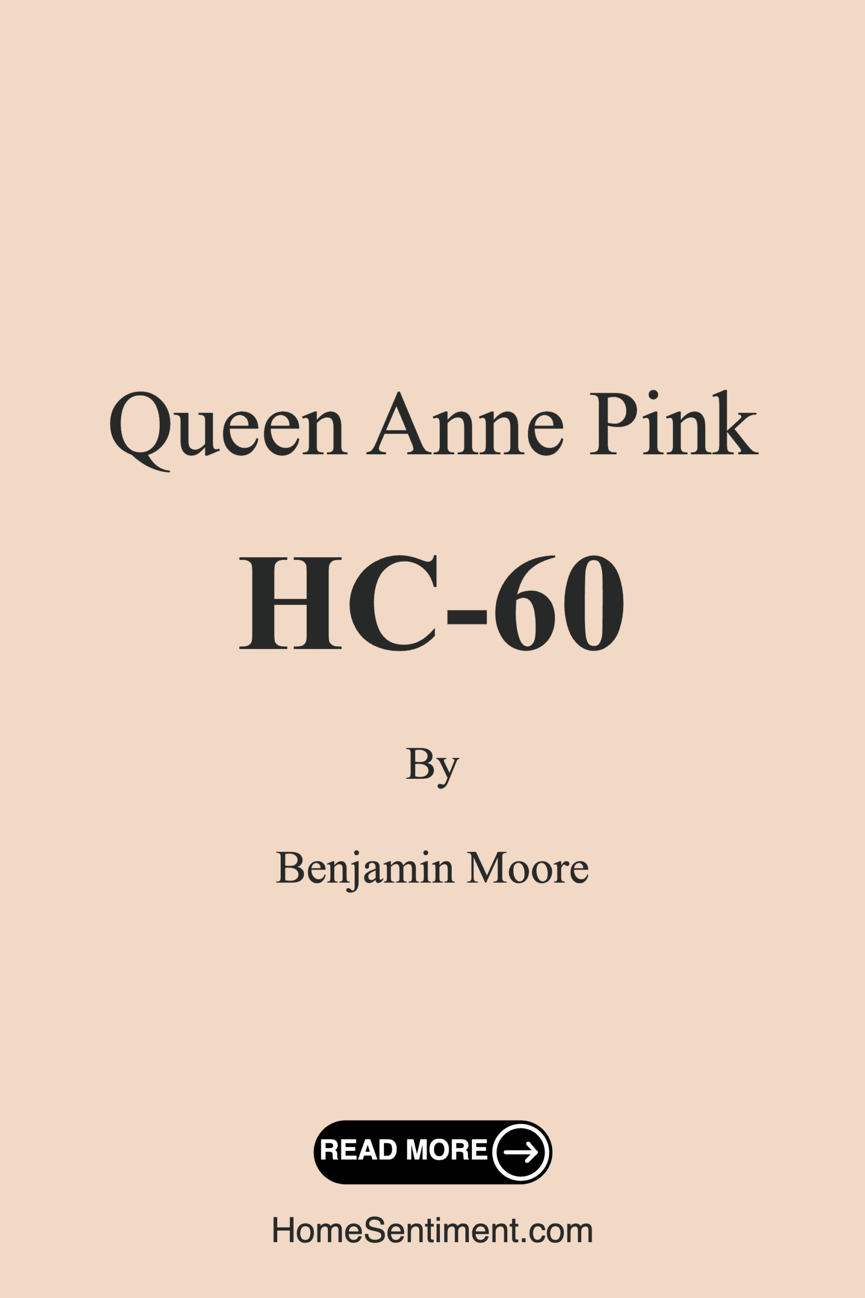 Queen Anne Pink HC-60 by Benjamin Moore