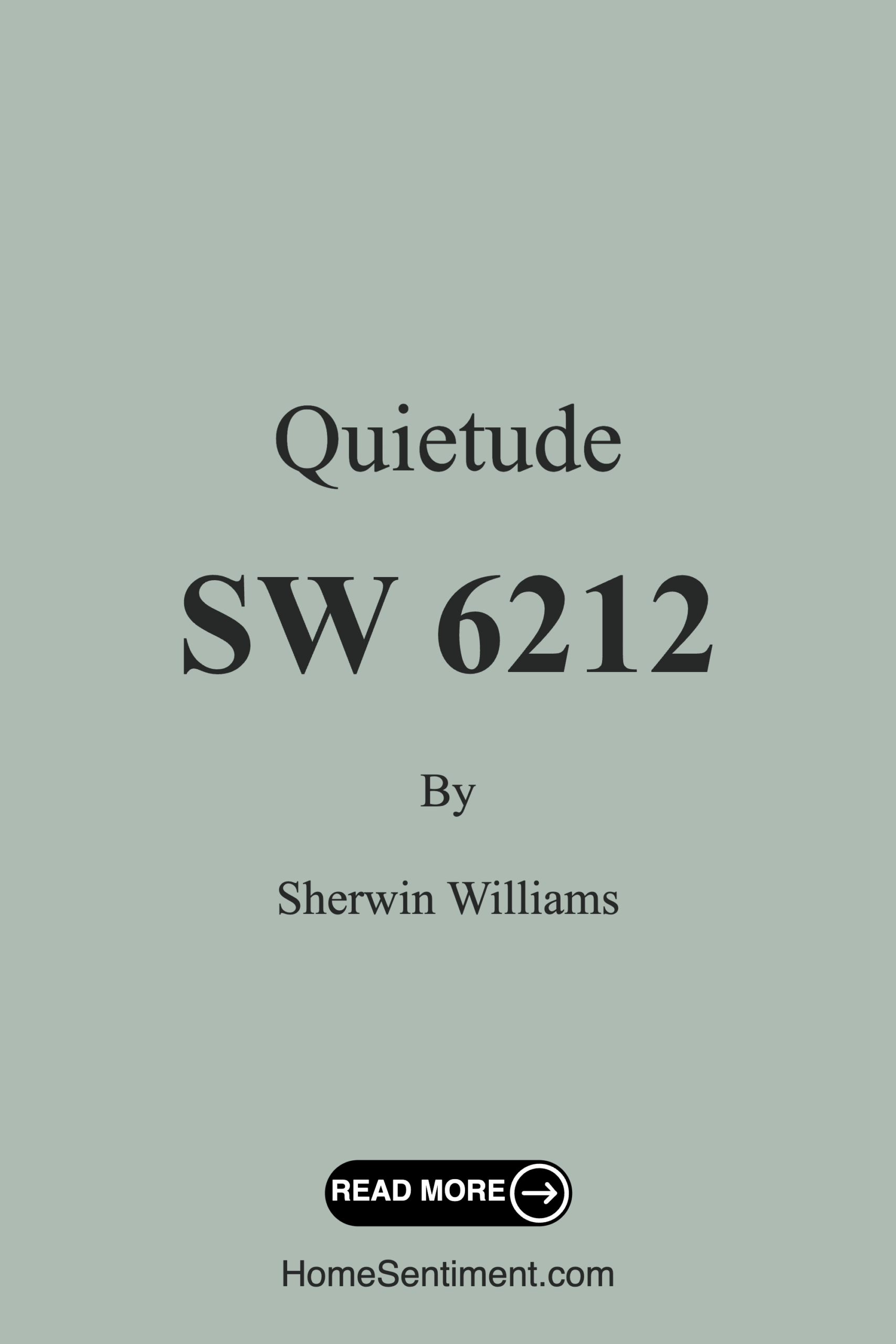 Quietude SW 6212 by Sherwin Williams