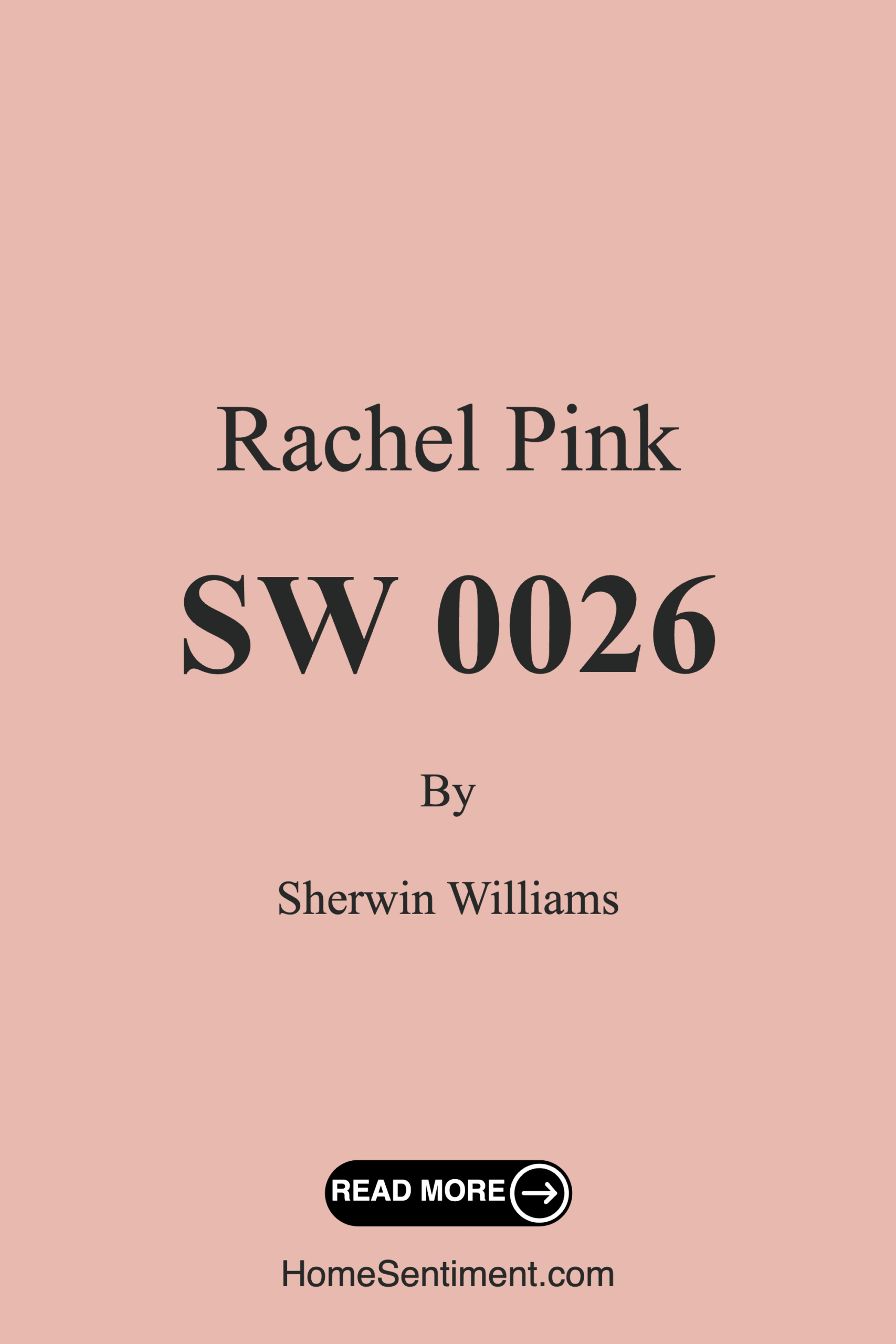 Rachel Pink SW 0026 by Sherwin Williams