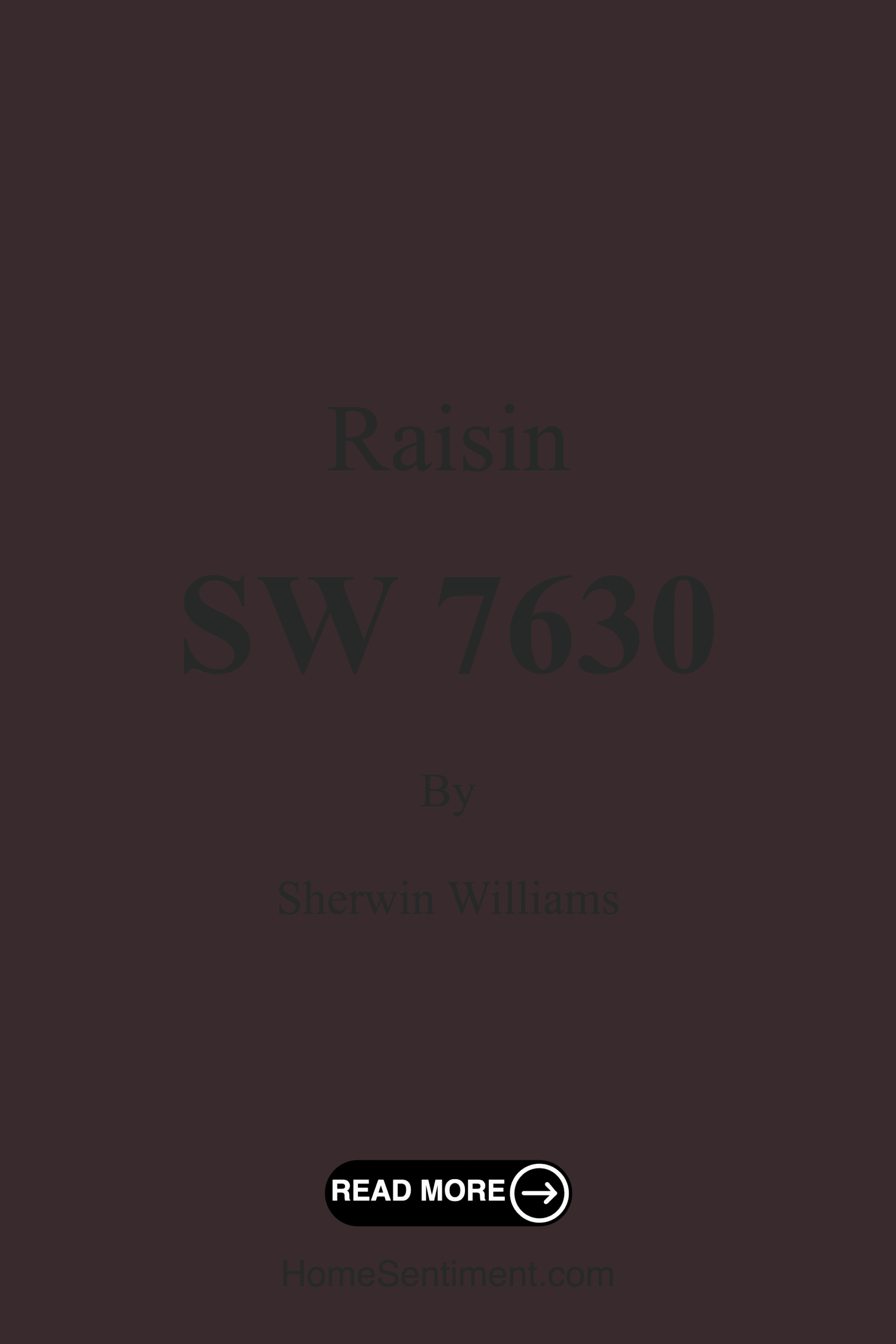 Raisin SW 7630 by Sherwin Williams