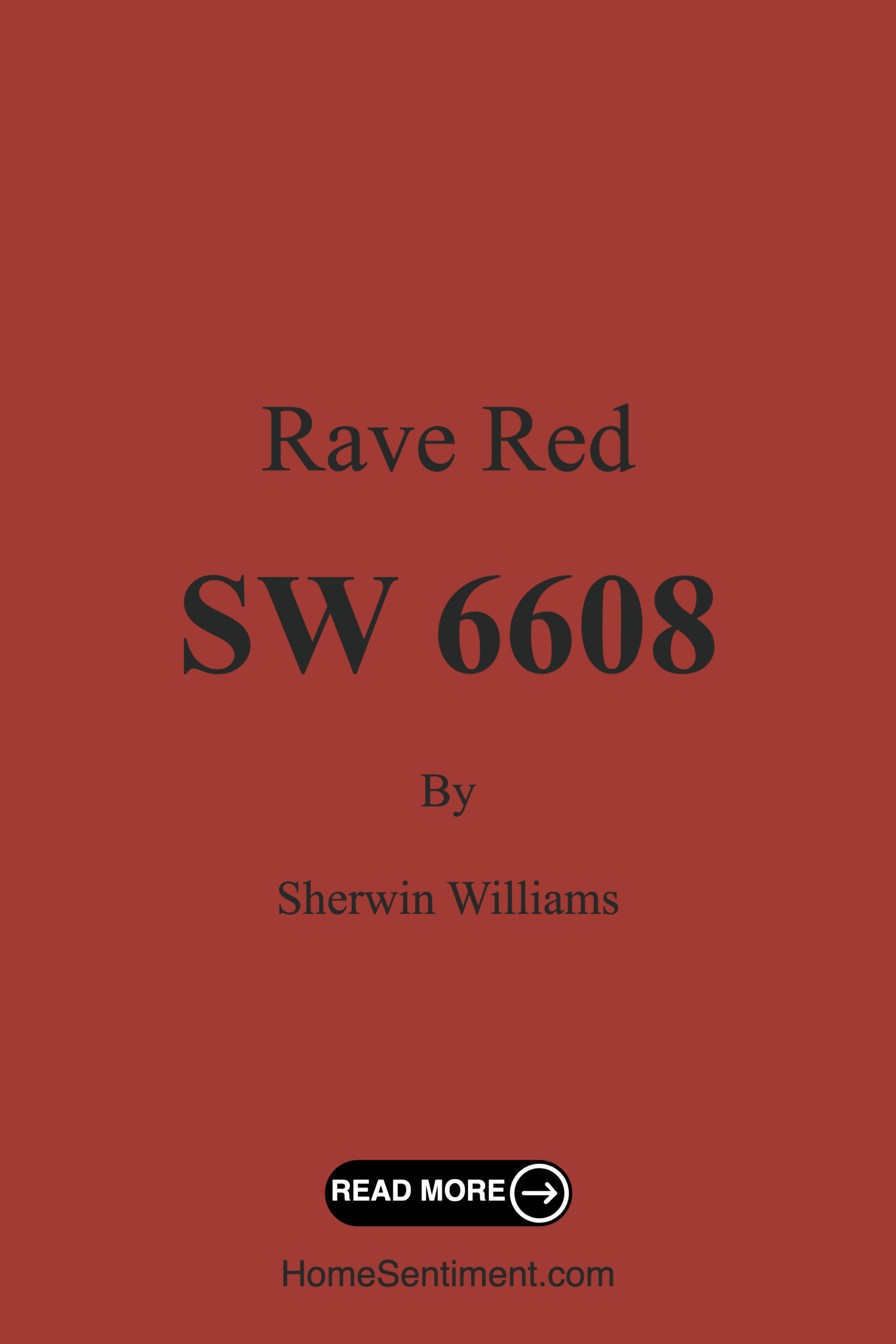 Rave Red SW 6608 by Sherwin Williams