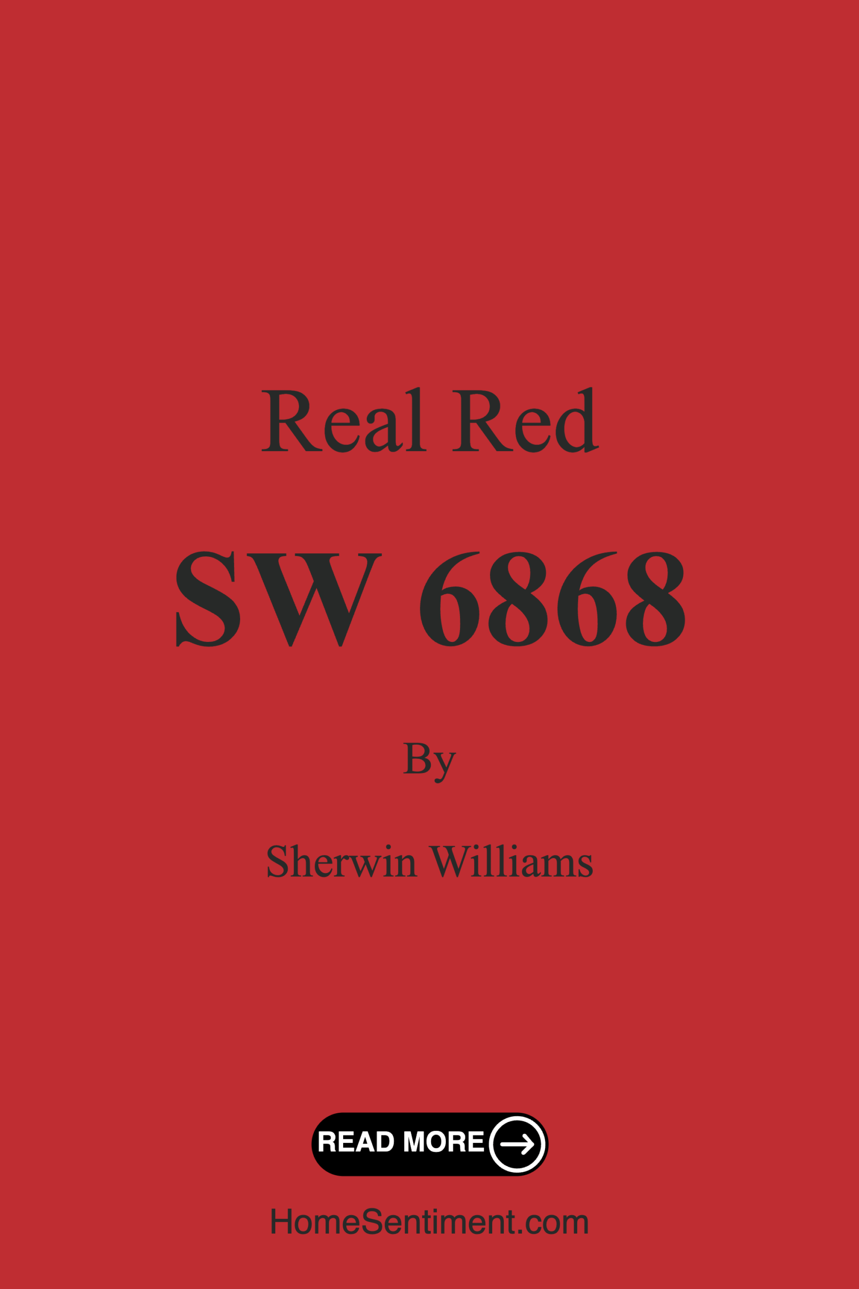 Real Red SW 6868 by Sherwin Williams