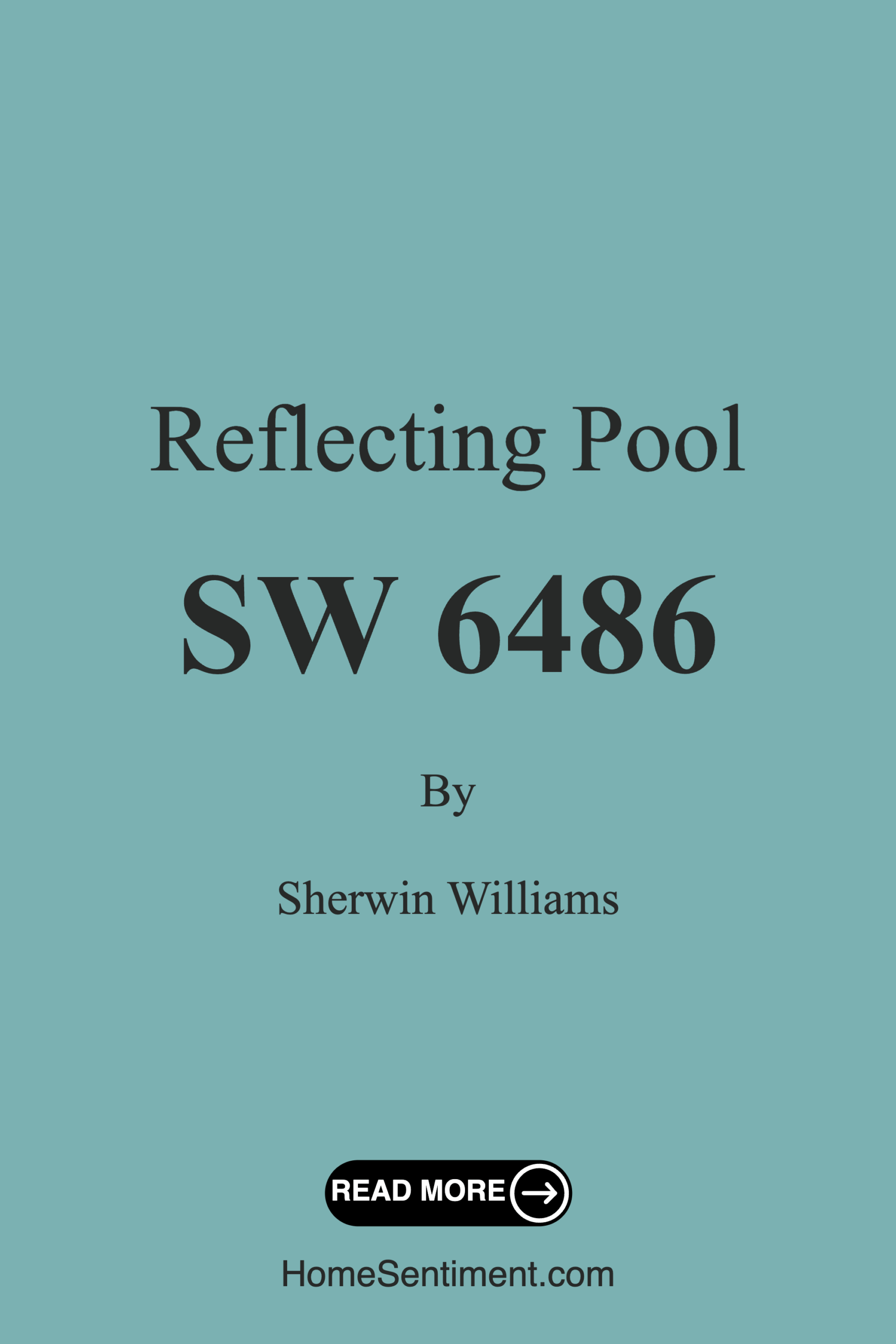 Reflecting Pool SW 6486 by Sherwin Williams