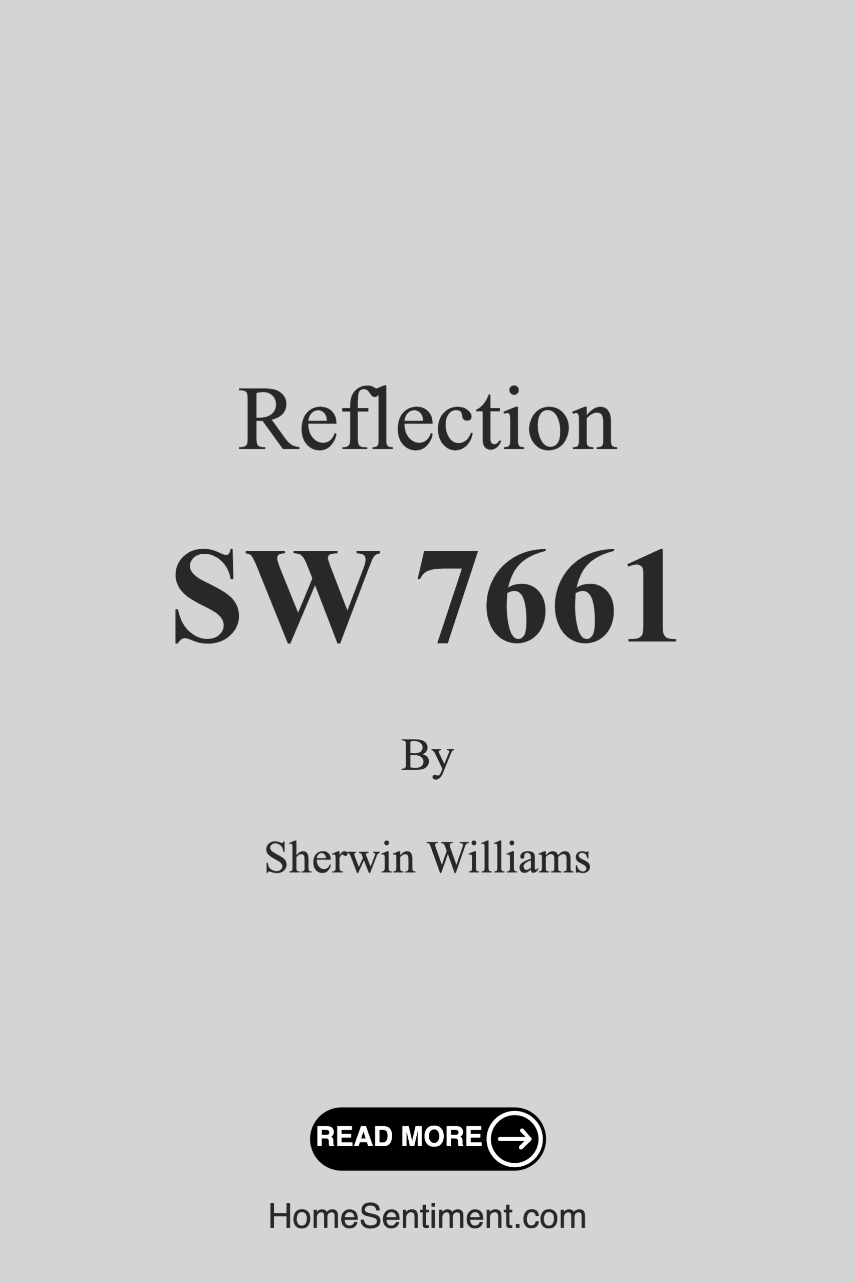 Reflection SW 7661 by Sherwin Williams