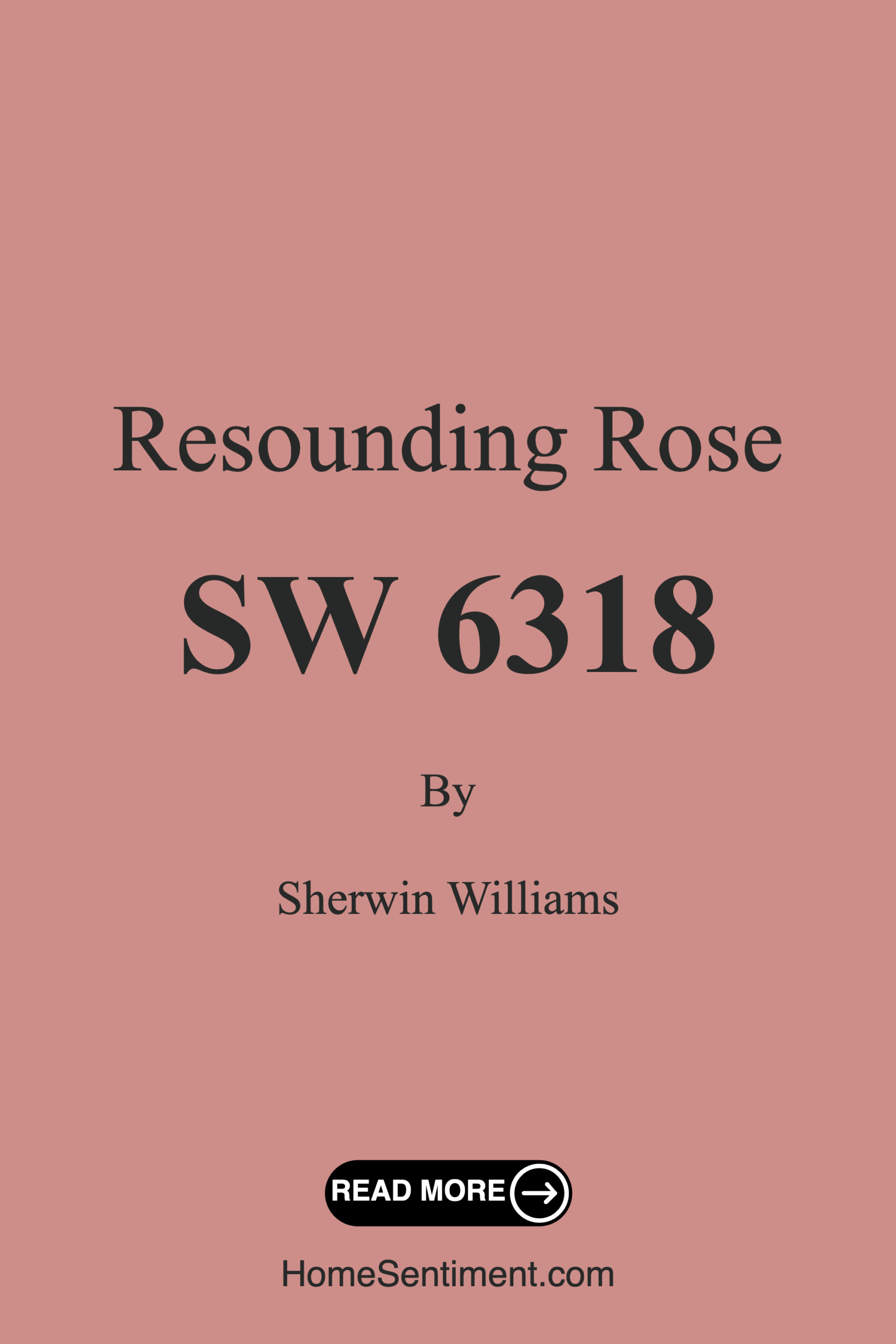 Resounding Rose SW 6318 by Sherwin Williams