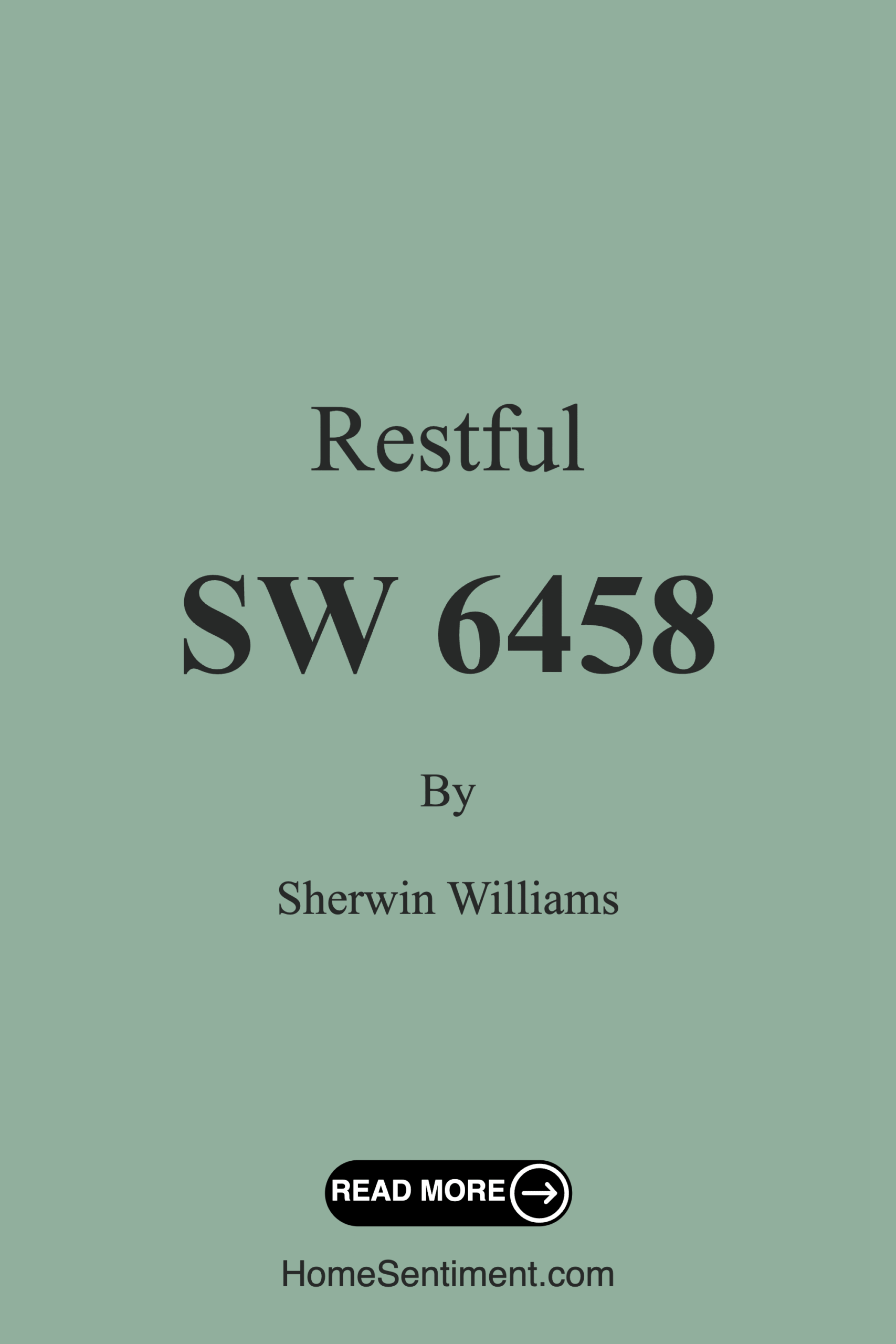 Restful SW 6458 by Sherwin Williams