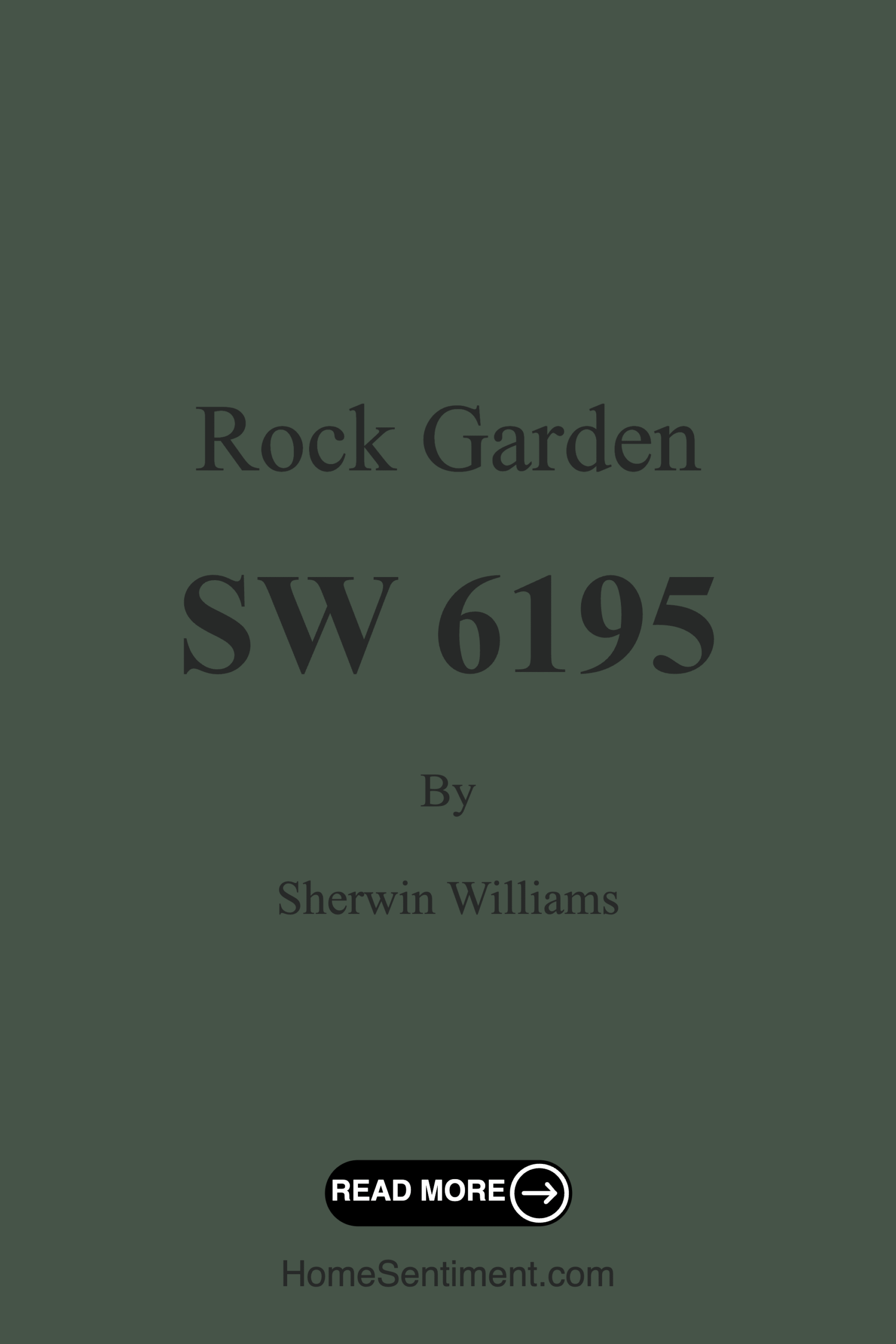 Rock Garden SW 6195 by Sherwin Williams