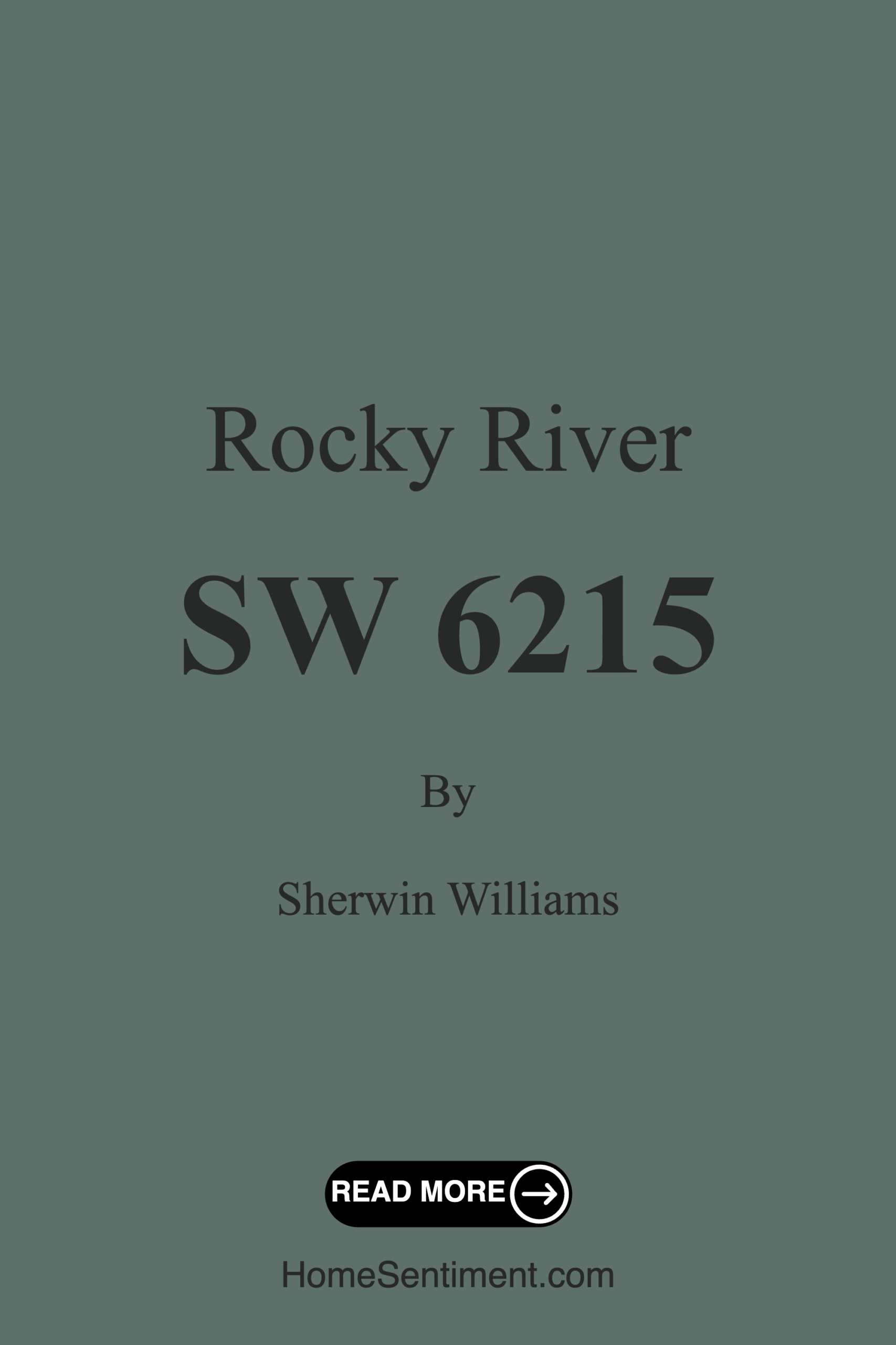 Rocky River SW 6215 by Sherwin Williams