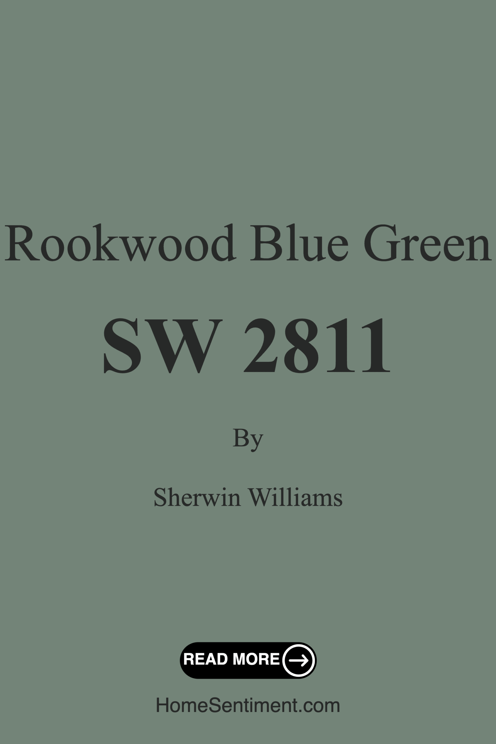 Rookwood Blue Green SW 2811 by Sherwin Williams