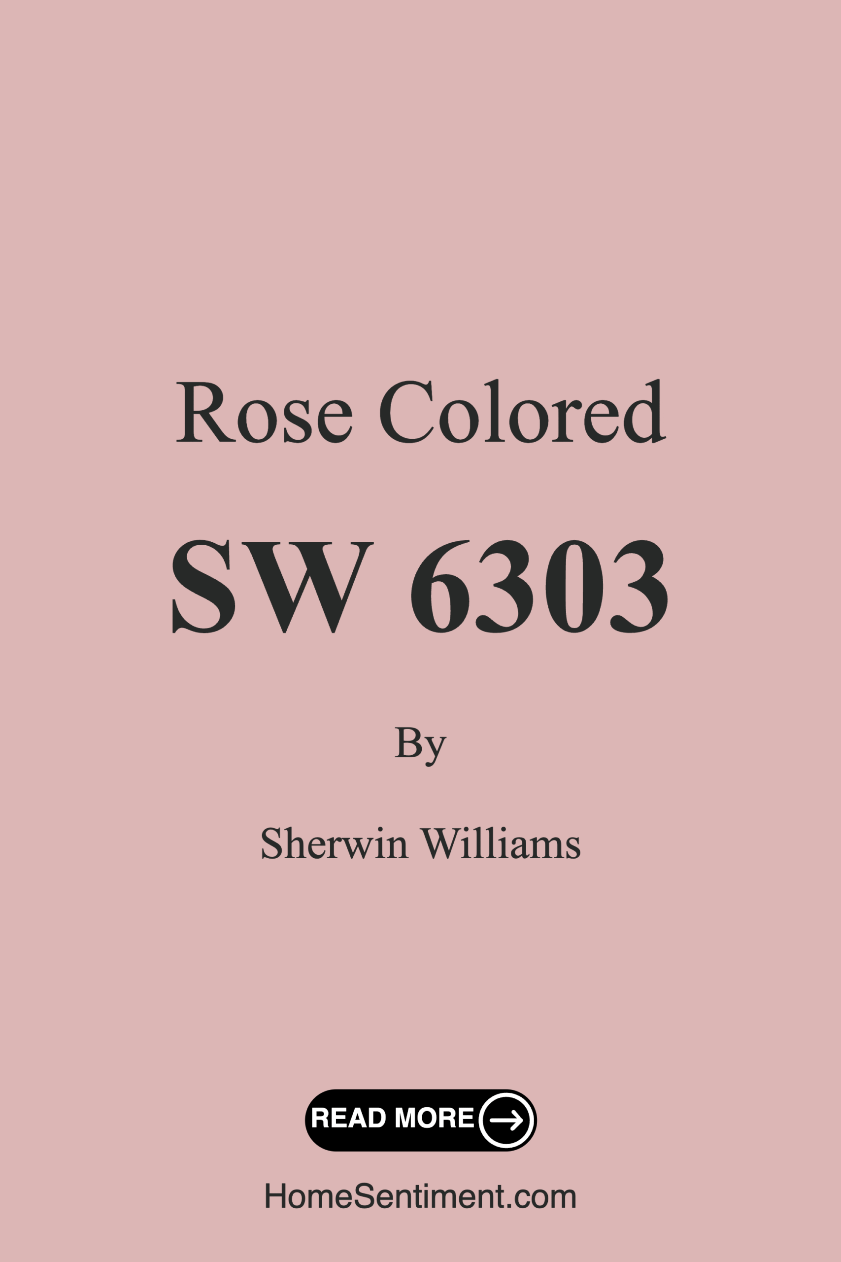 Rose Colored SW 6303 by Sherwin Williams