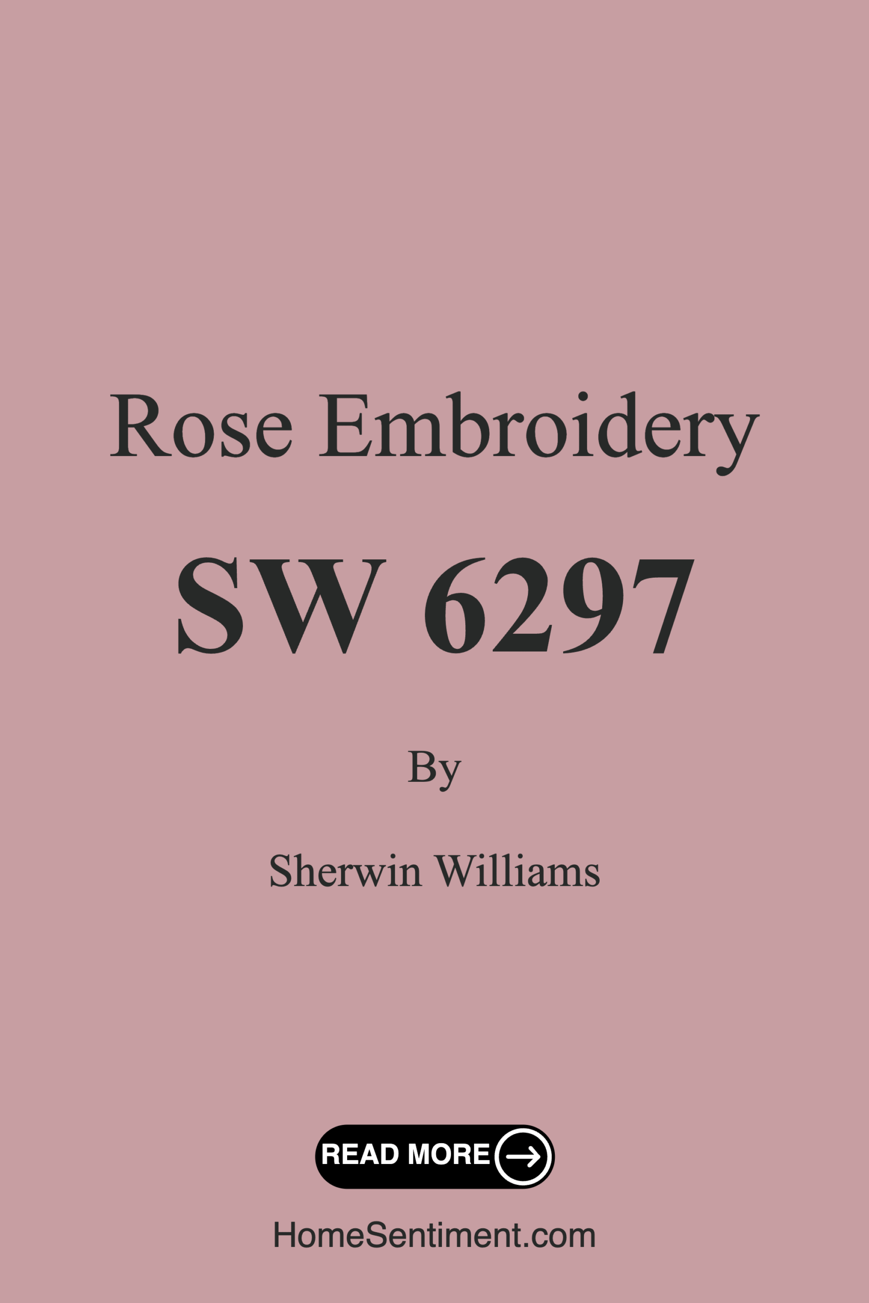 Rose Embroidery SW 6297 by Sherwin Williams