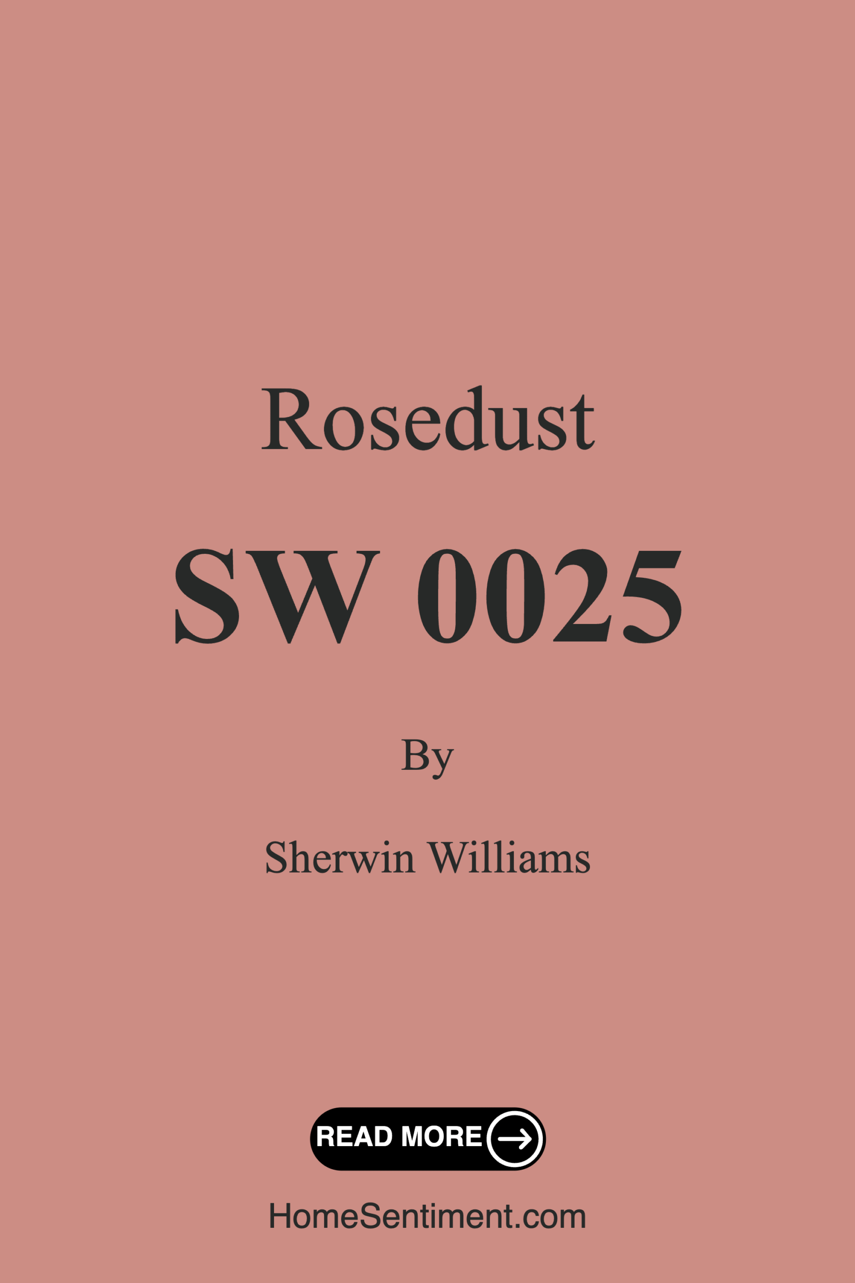Rosedust SW 0025 by Sherwin Williams