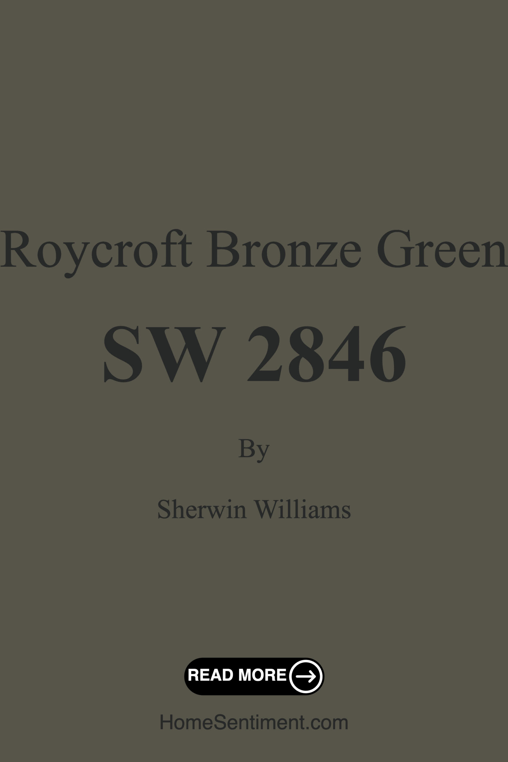 Roycroft Bronze Green SW 2846 by Sherwin Williams