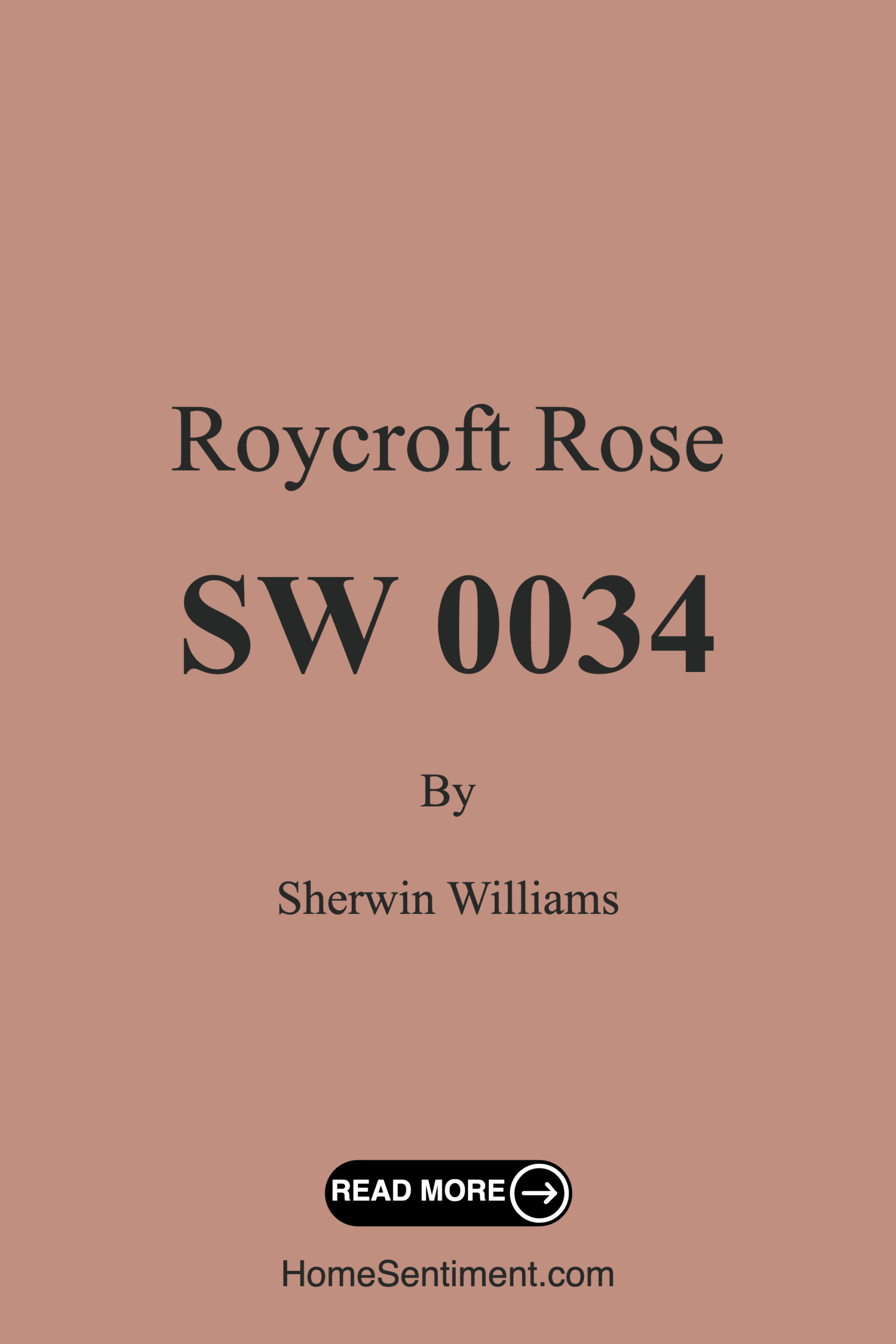 Roycroft Rose SW 0034 by Sherwin Williams