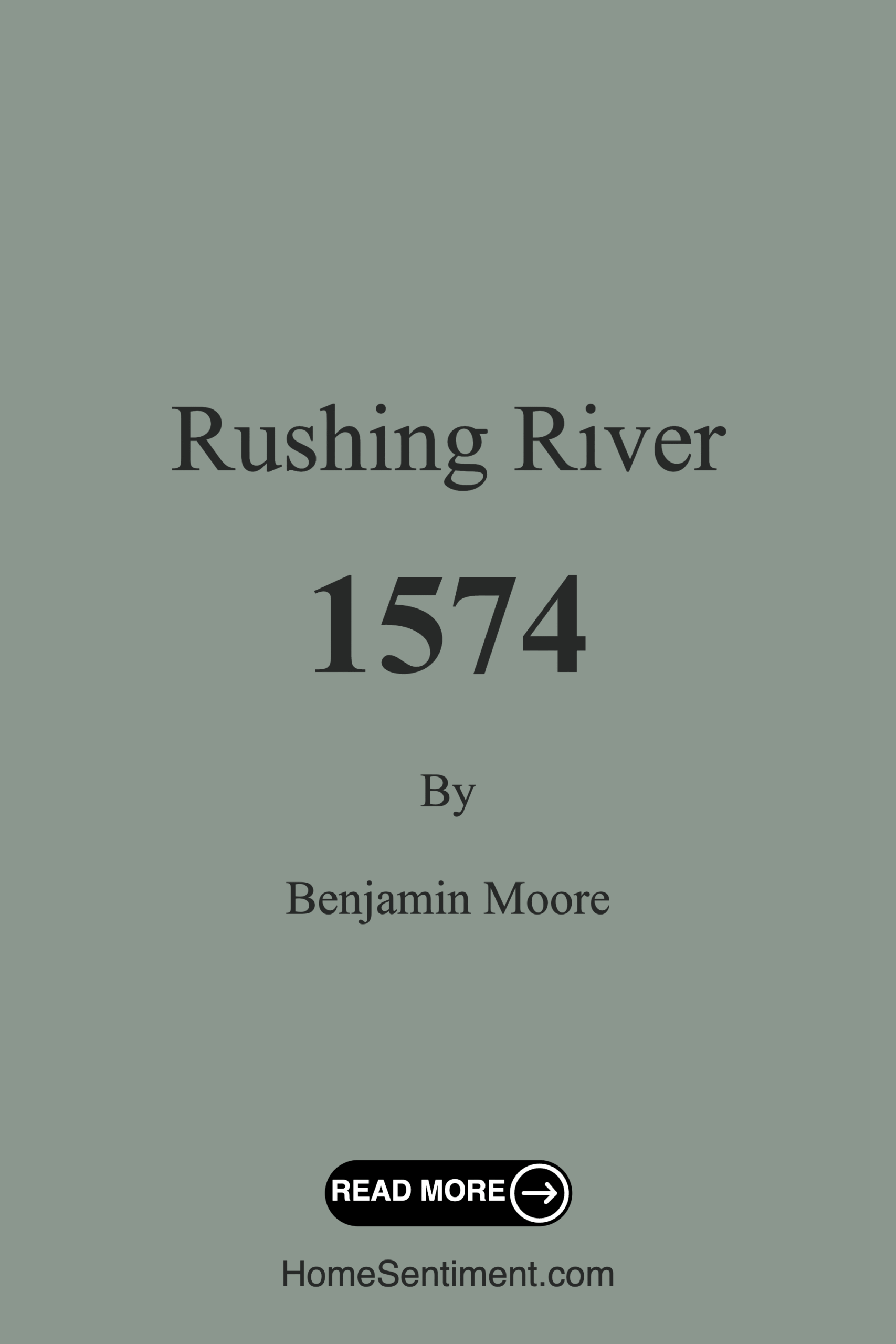 Rushing River 1574 by Benjamin Moore