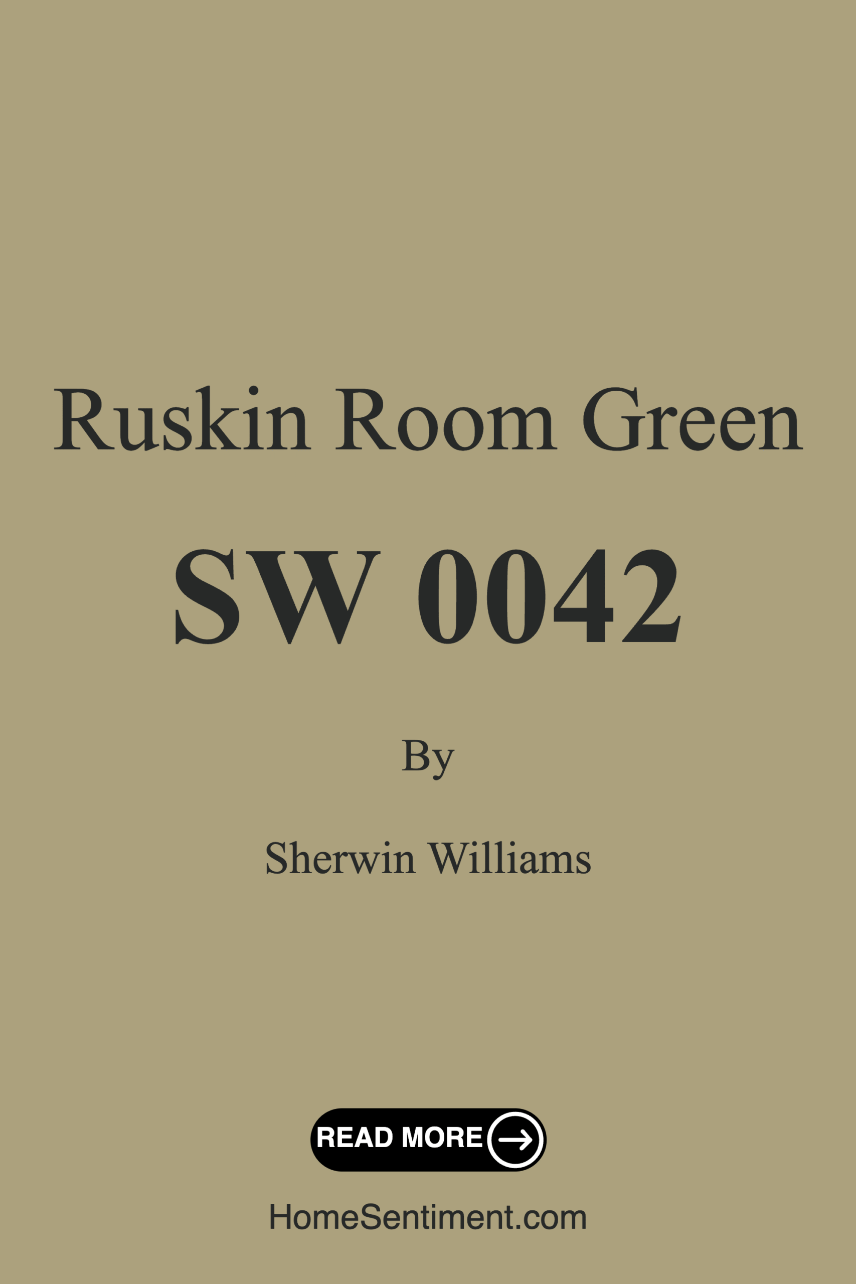 Ruskin Room Green SW 0042 by Sherwin Williams