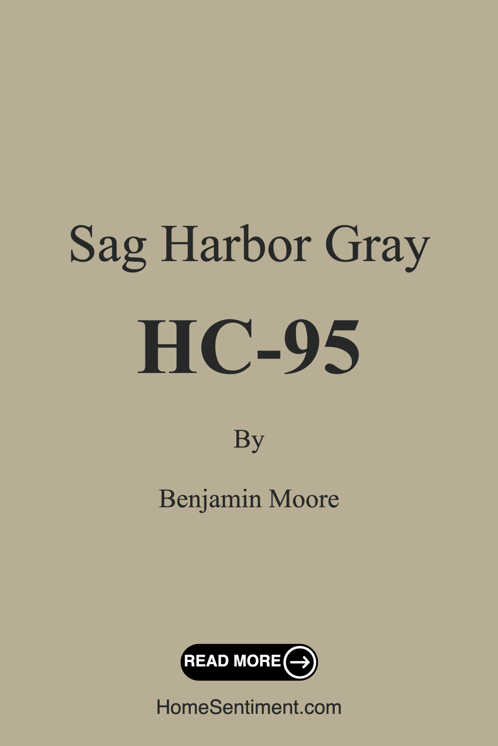 Sag Harbor Gray HC-95 by Benjamin Moore