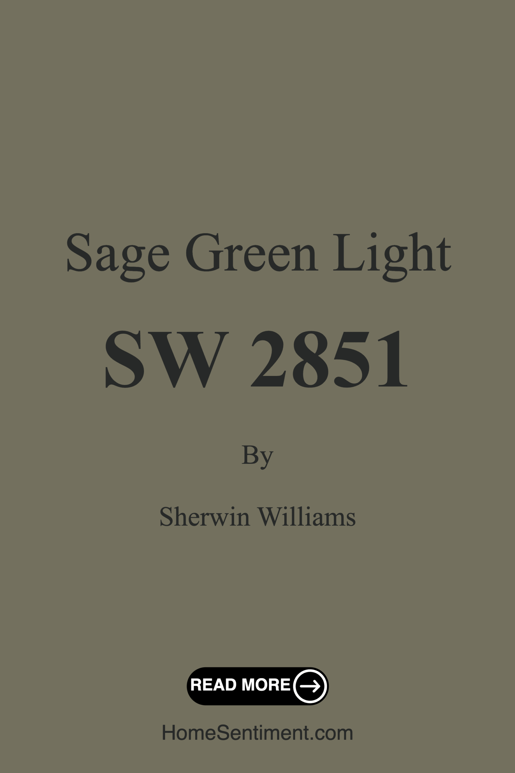 Sage Green Light SW 2851 by Sherwin Williams