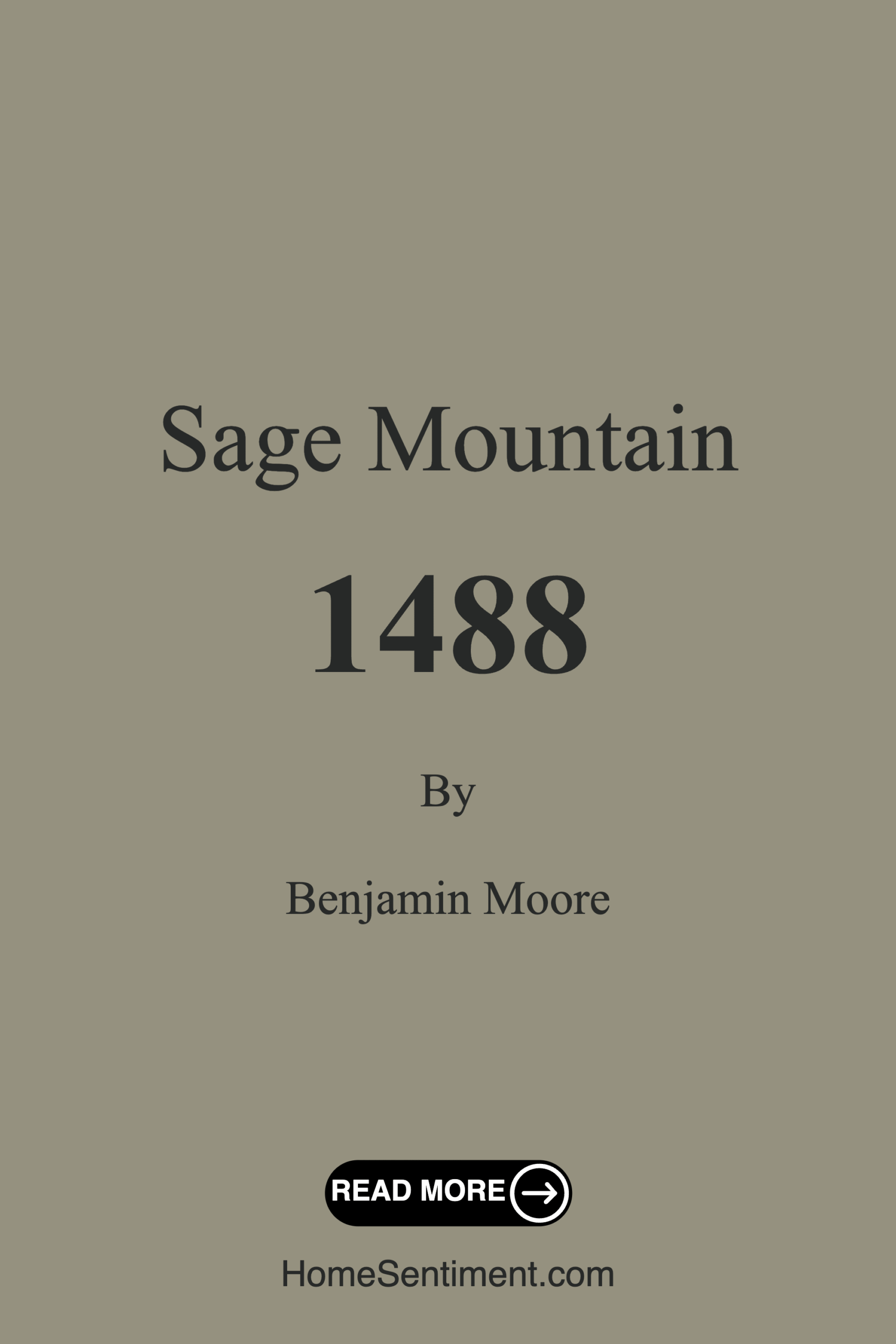 Sage Mountain 1488 by Benjamin Moore