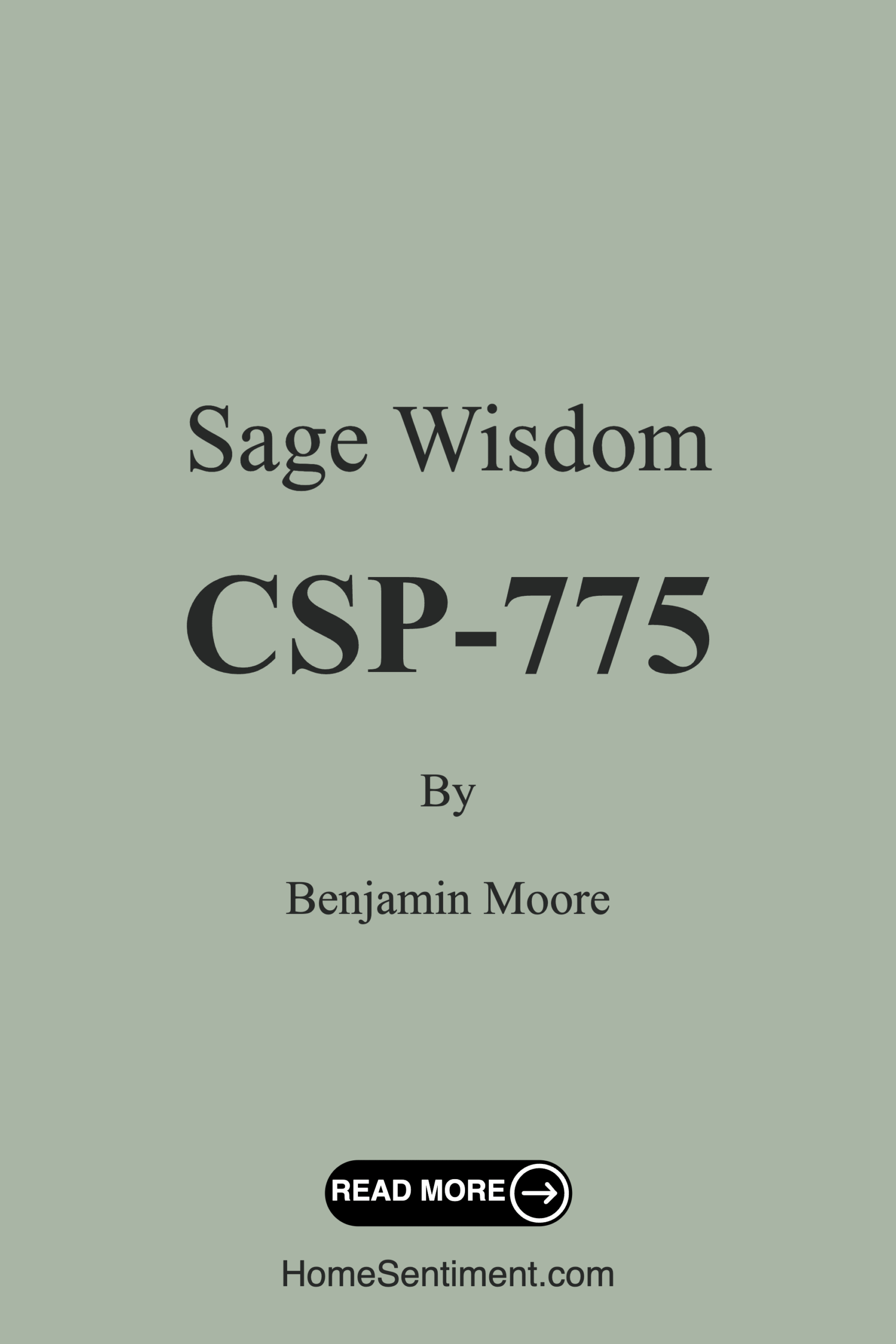 Sage Wisdom CSP-775 by Benjamin Moore