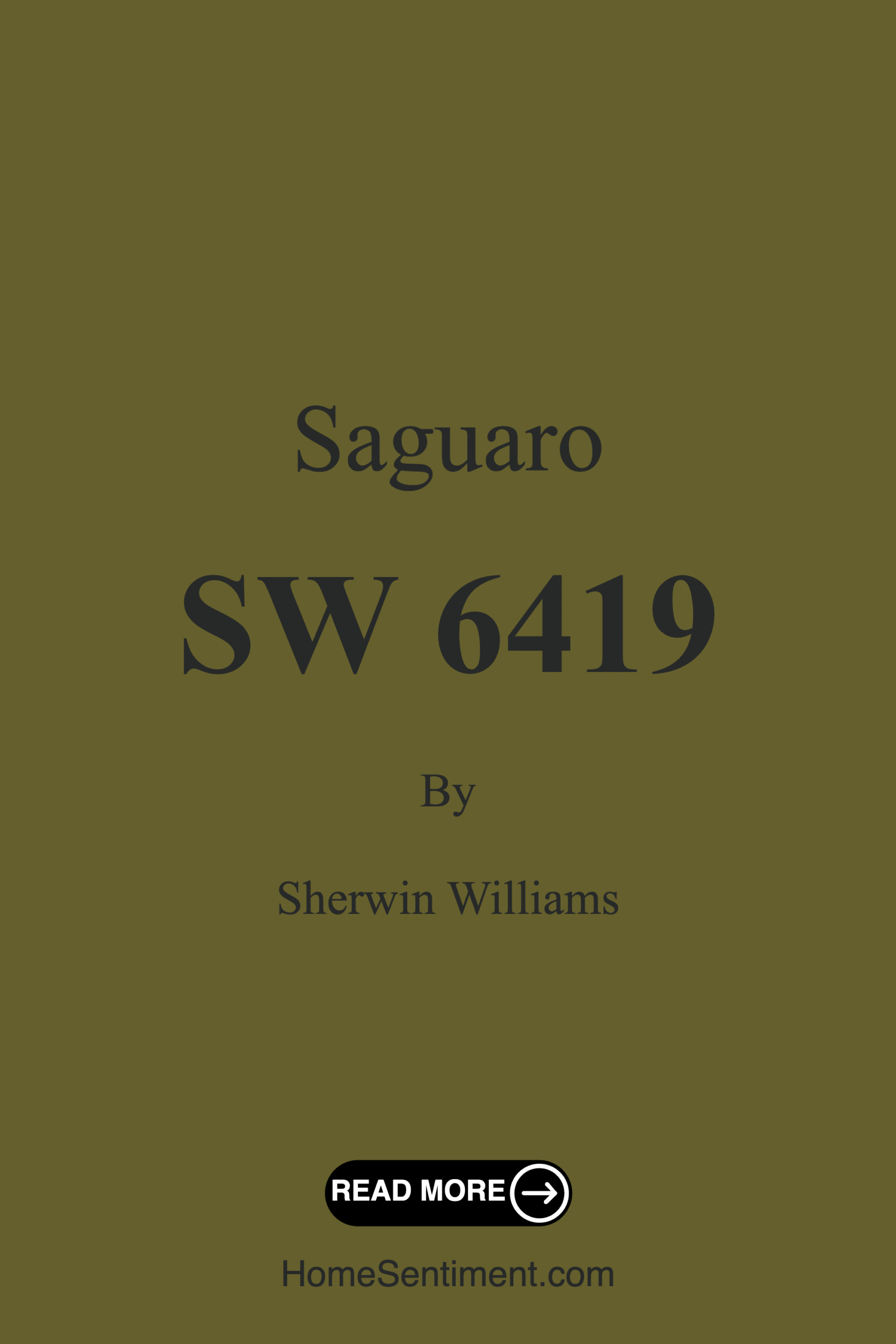 Saguaro SW 6419 by Sherwin Williams