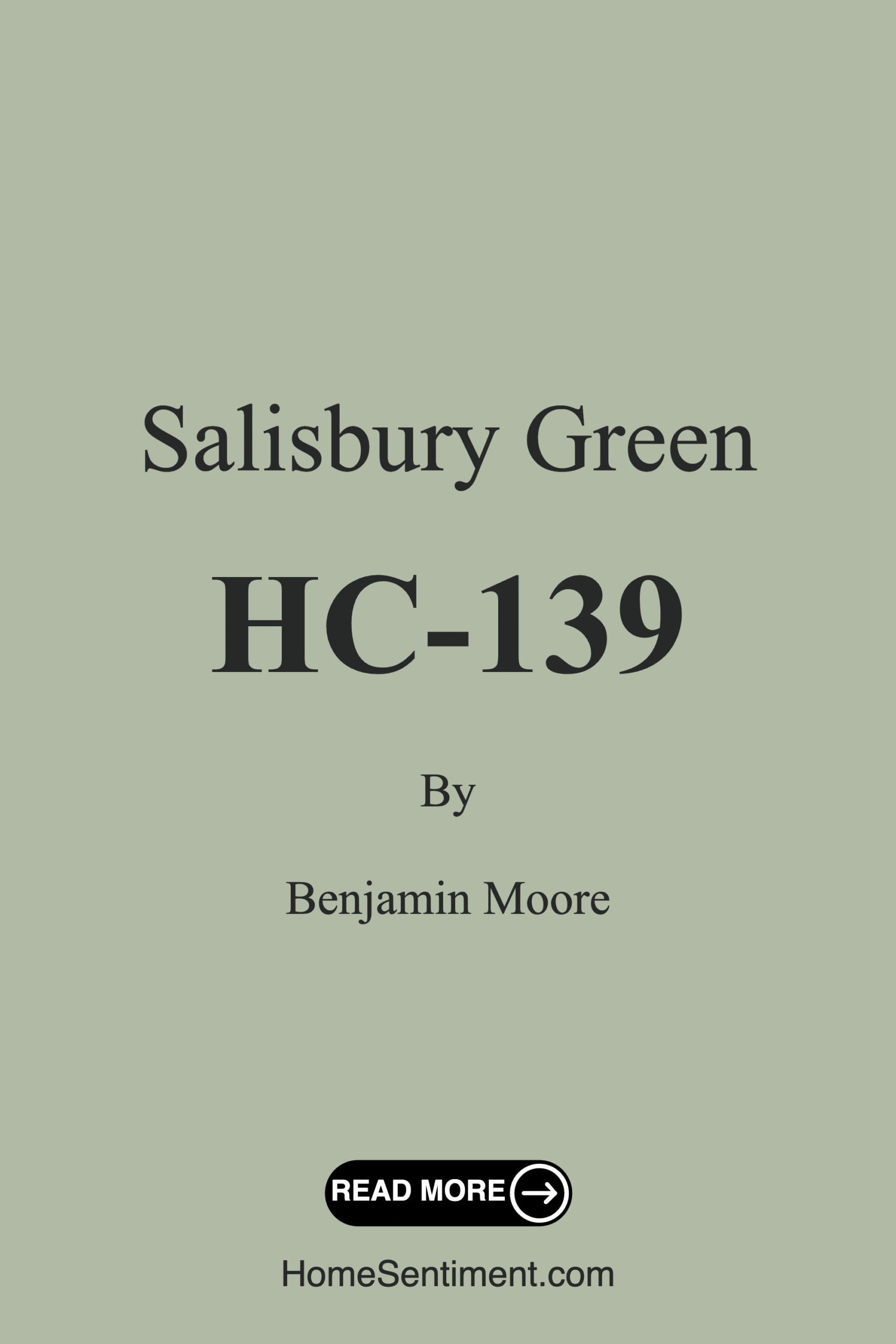 Salisbury Green HC-139 by Benjamin Moore