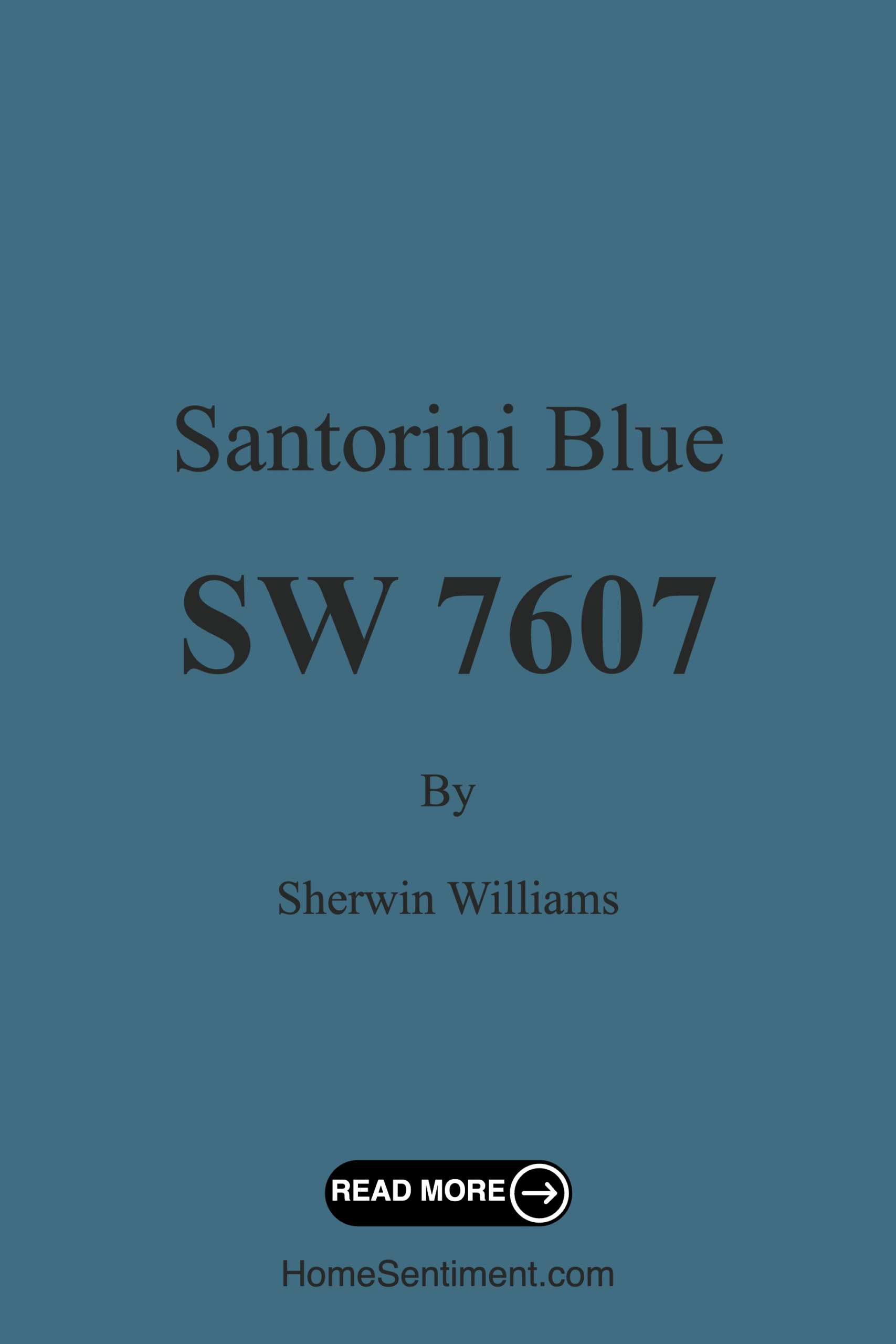 Santorini Blue SW 7607 by Sherwin Williams