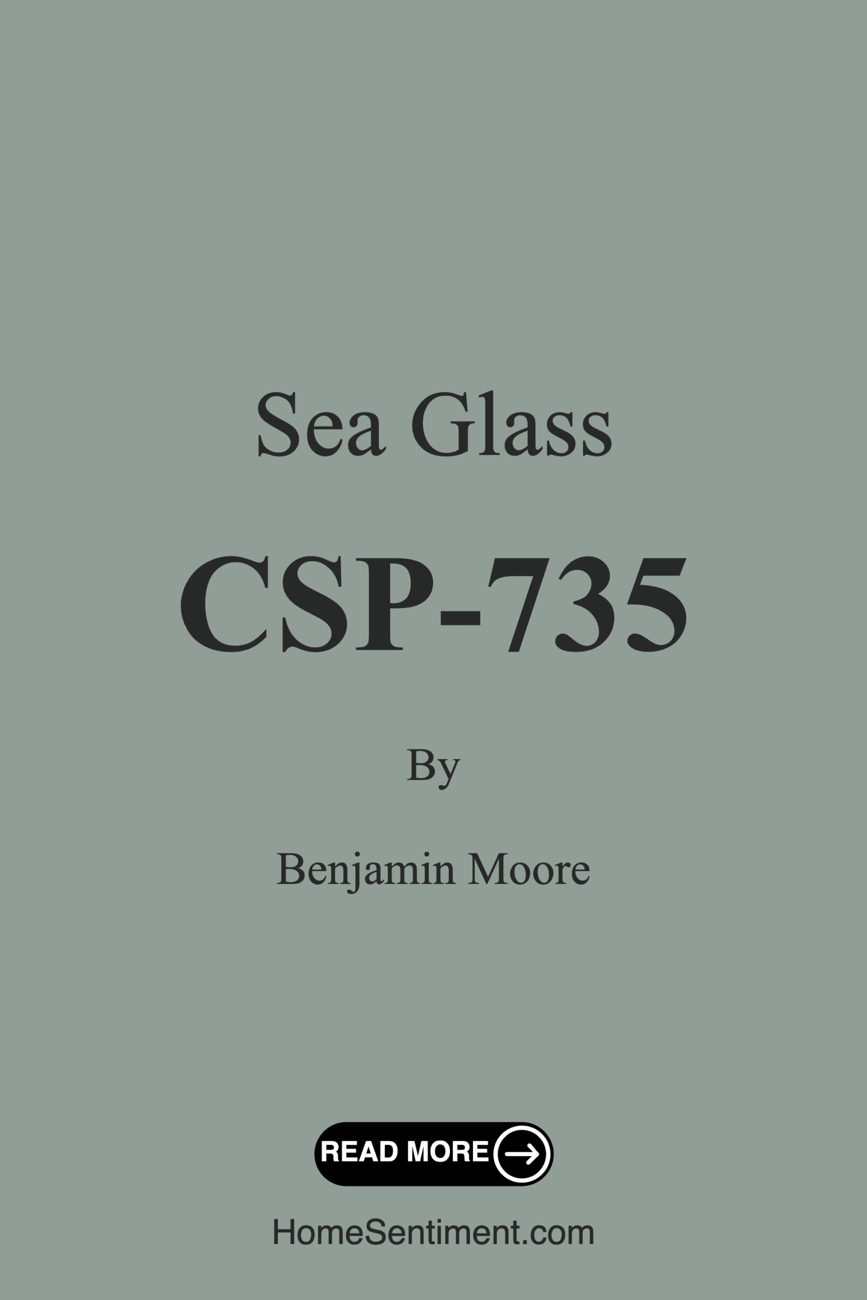Sea Glass CSP-735 by Benjamin Moore