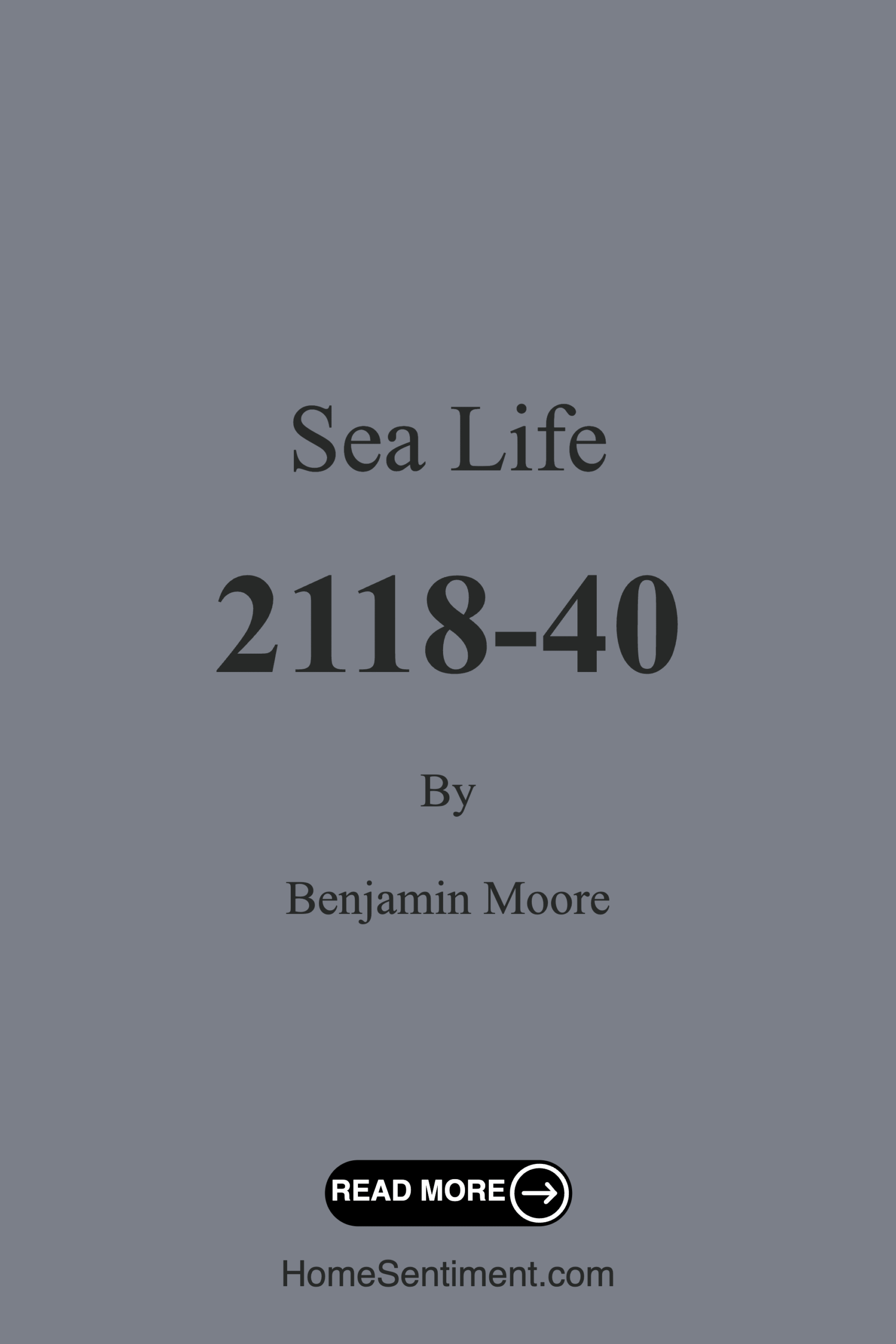 Sea Life 2118-40 by Benjamin Moore