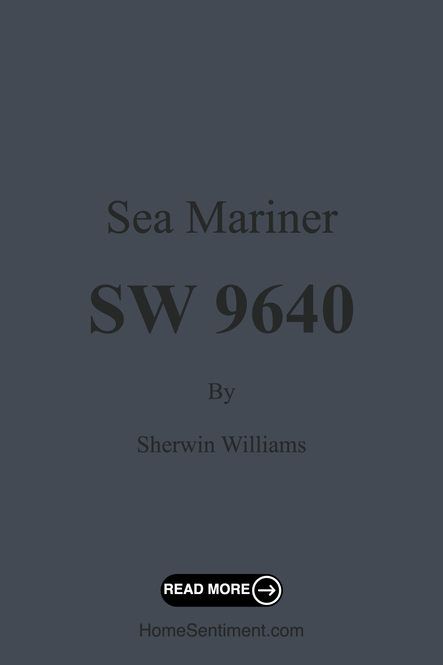 Sea Mariner SW 9640 by Sherwin Williams