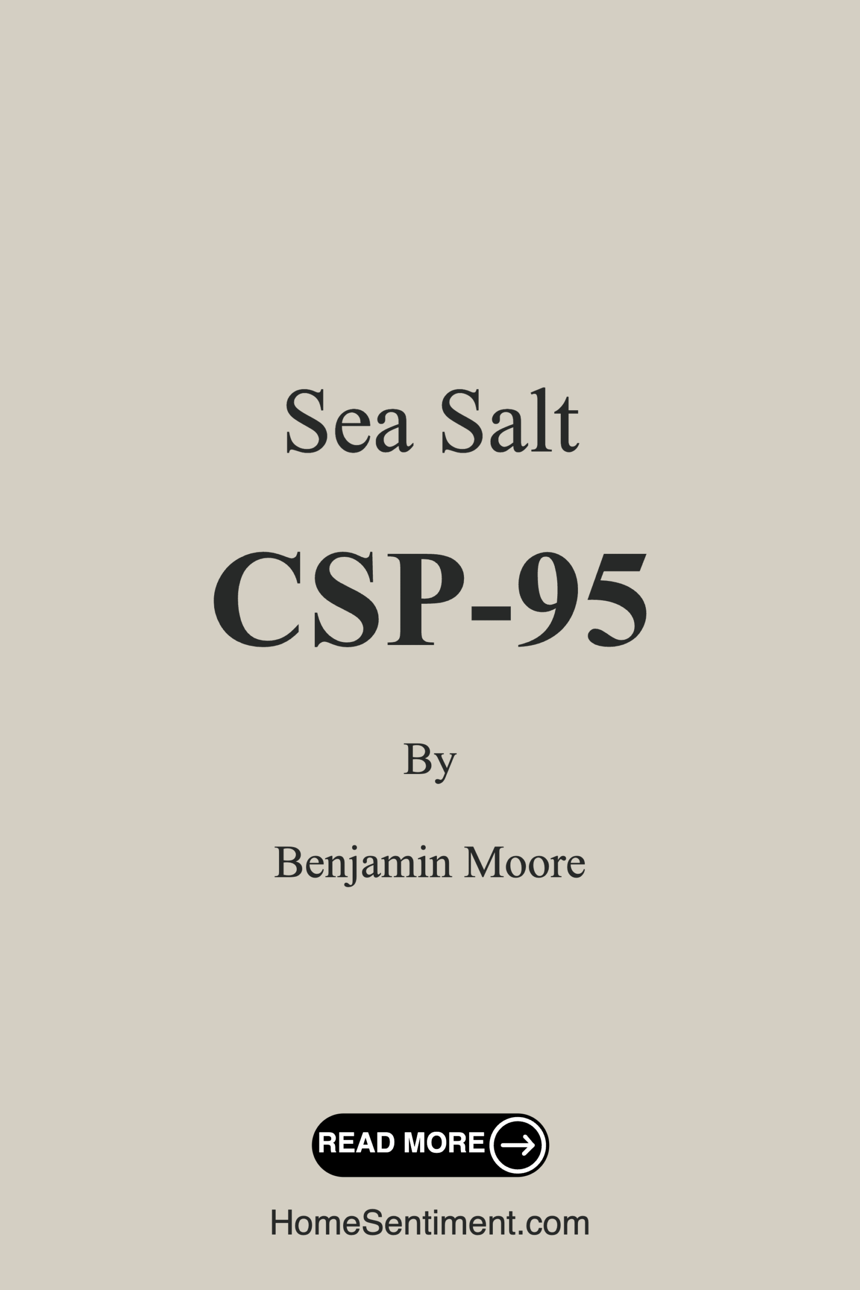 Sea Salt CSP-95 by Benjamin Moore