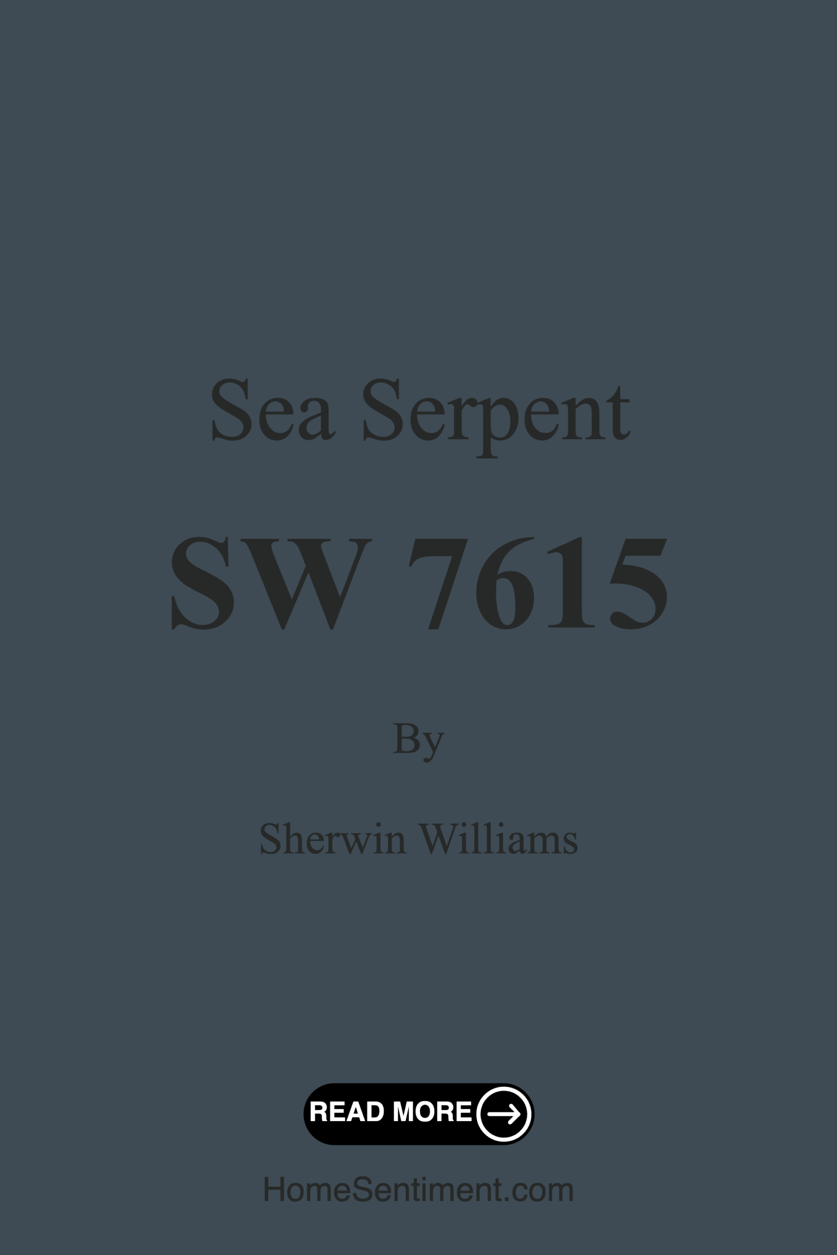 Sea Serpent SW 7615 by Sherwin Williams