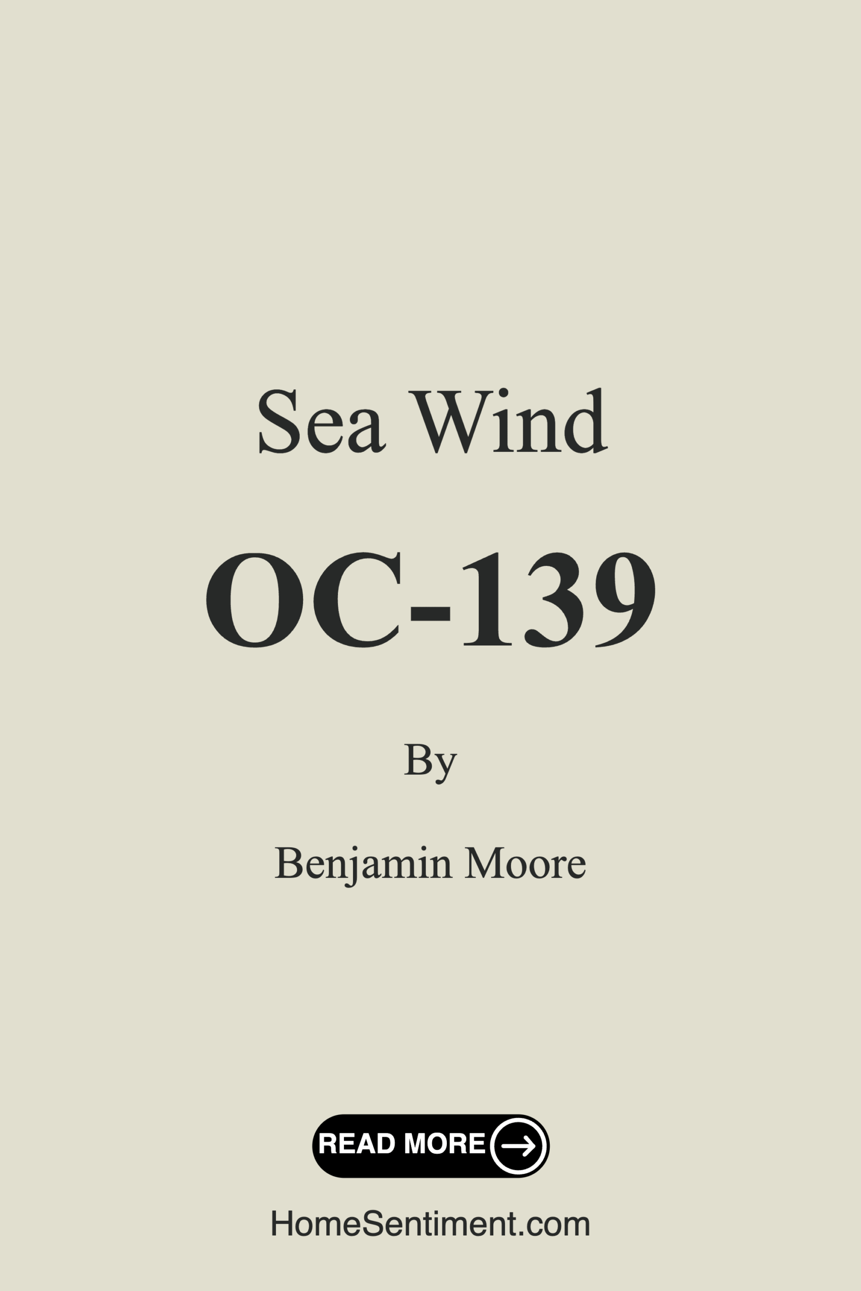 Sea Wind OC-139 by Benjamin Moore