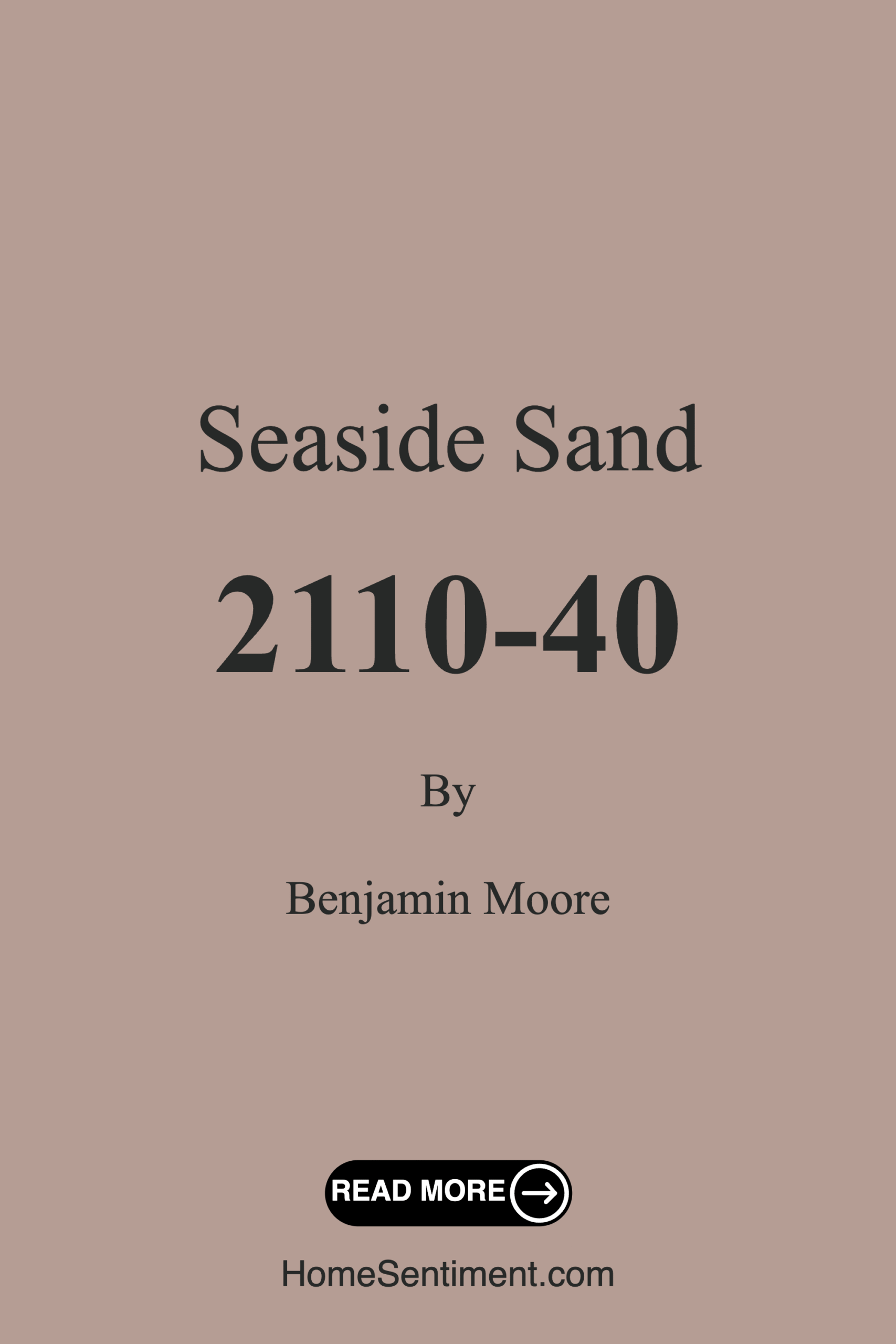 Seaside Sand 2110-40 by Benjamin Moore