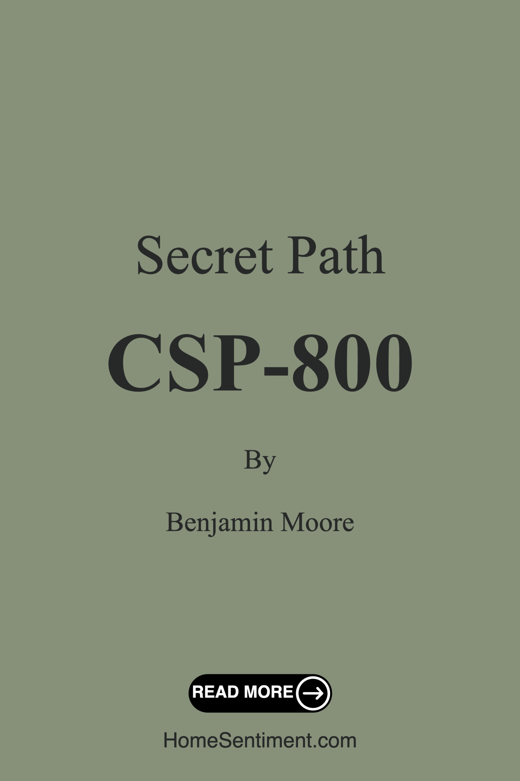 Secret Path CSP-800 by Benjamin Moore