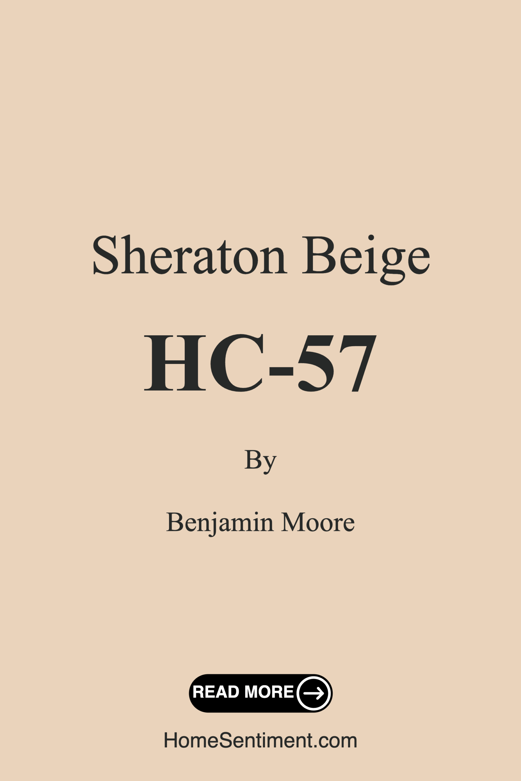 Sheraton Beige HC-57 by Benjamin Moore