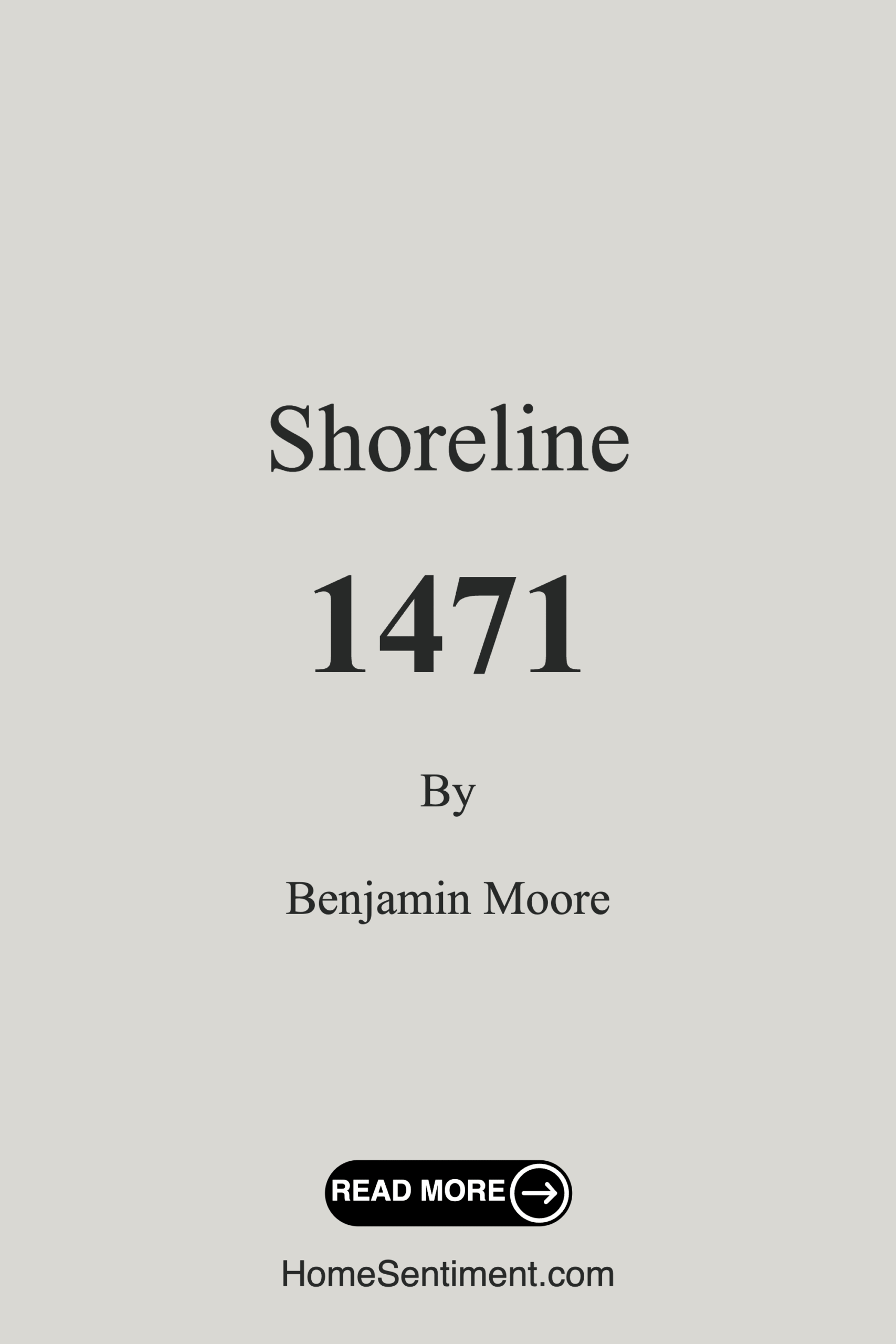 Shoreline 1471 by Benjamin Moore