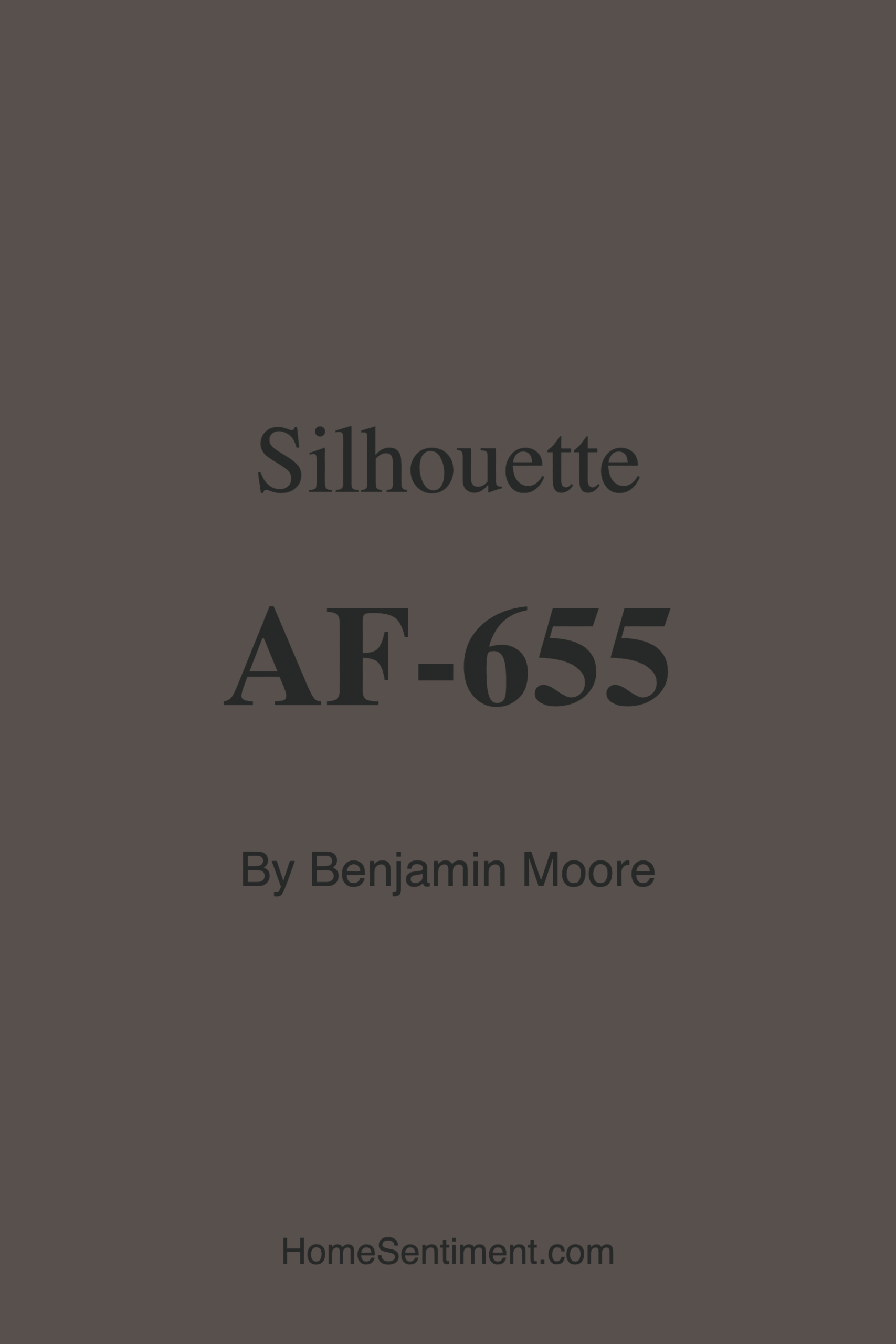 Silhouette AF-655 by Benjamin Moore