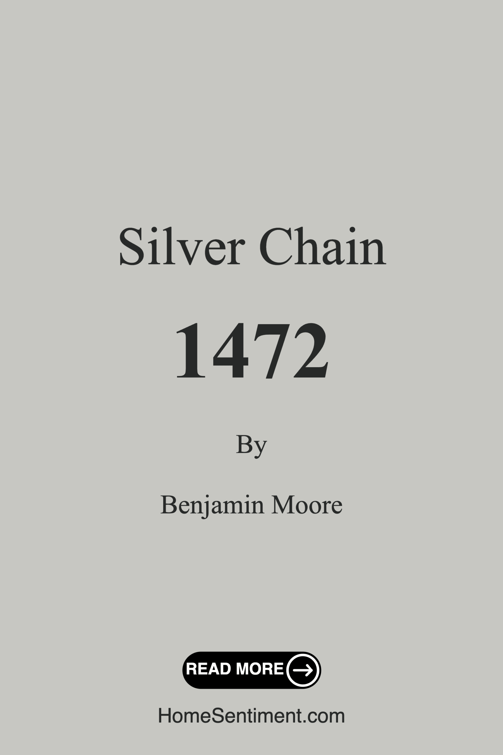 Silver Chain 1472 by Benjamin Moore