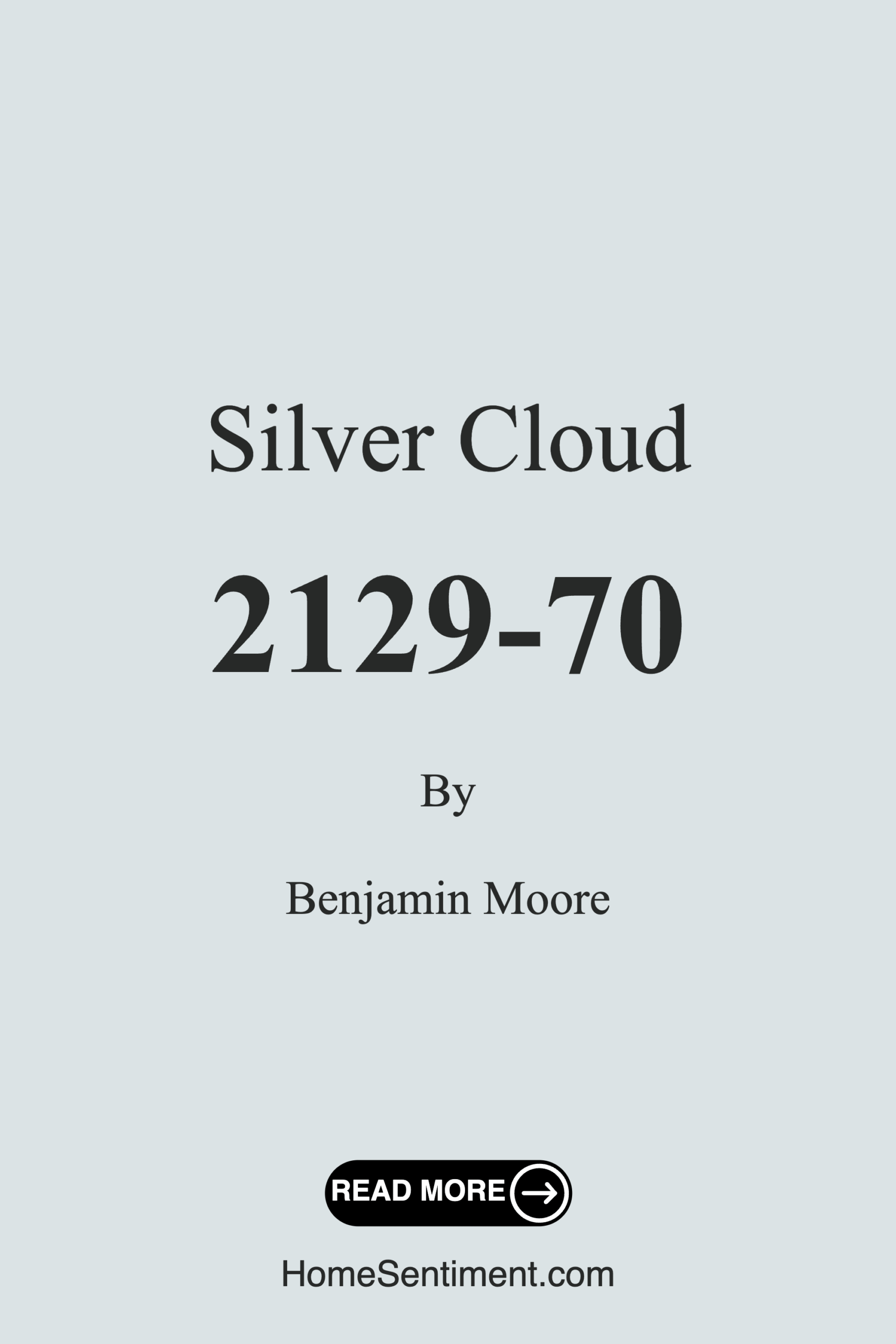 Silver Cloud 2129-70 by Benjamin Moore