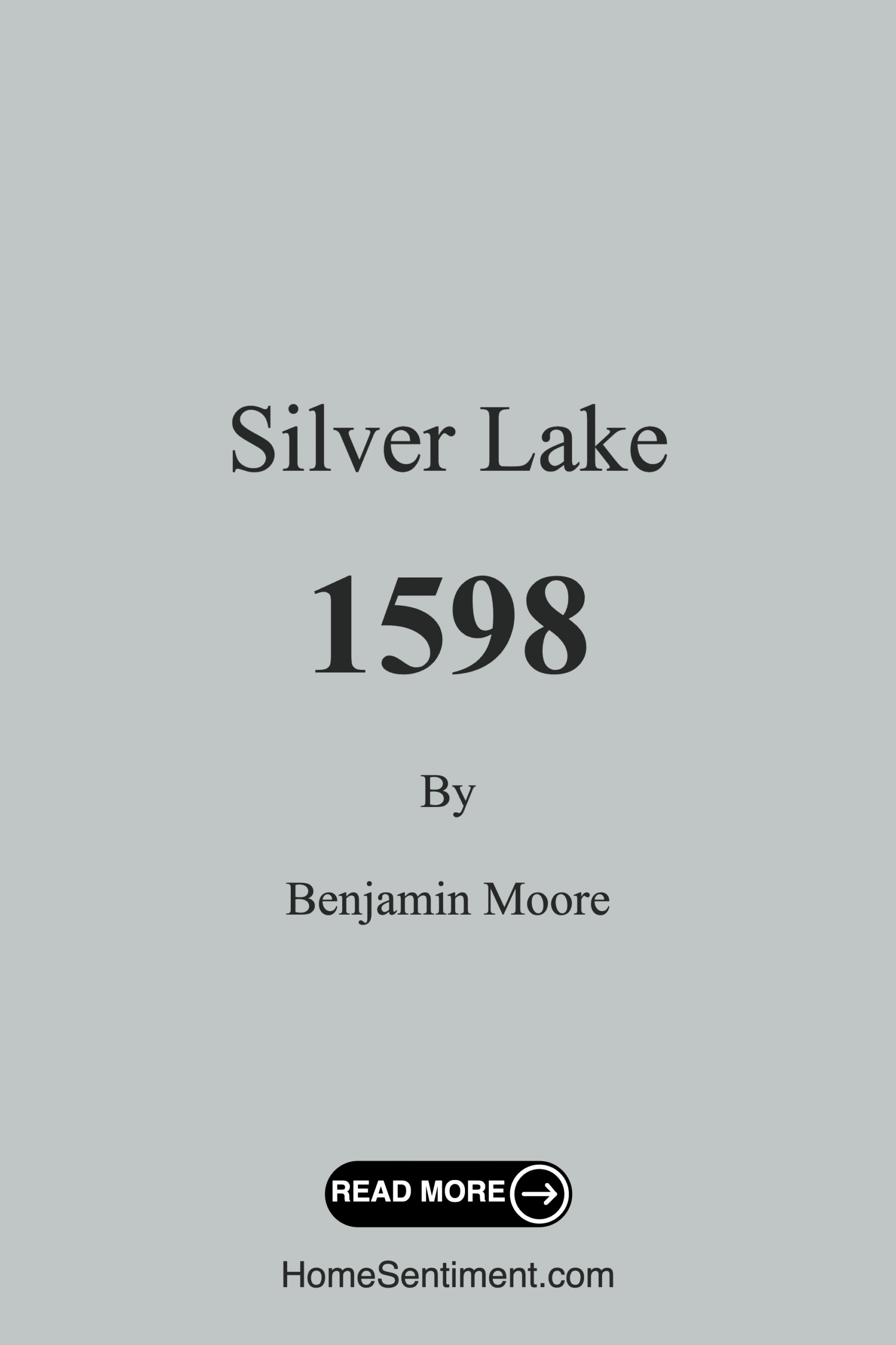 Silver Lake 1598 by Benjamin Moore
