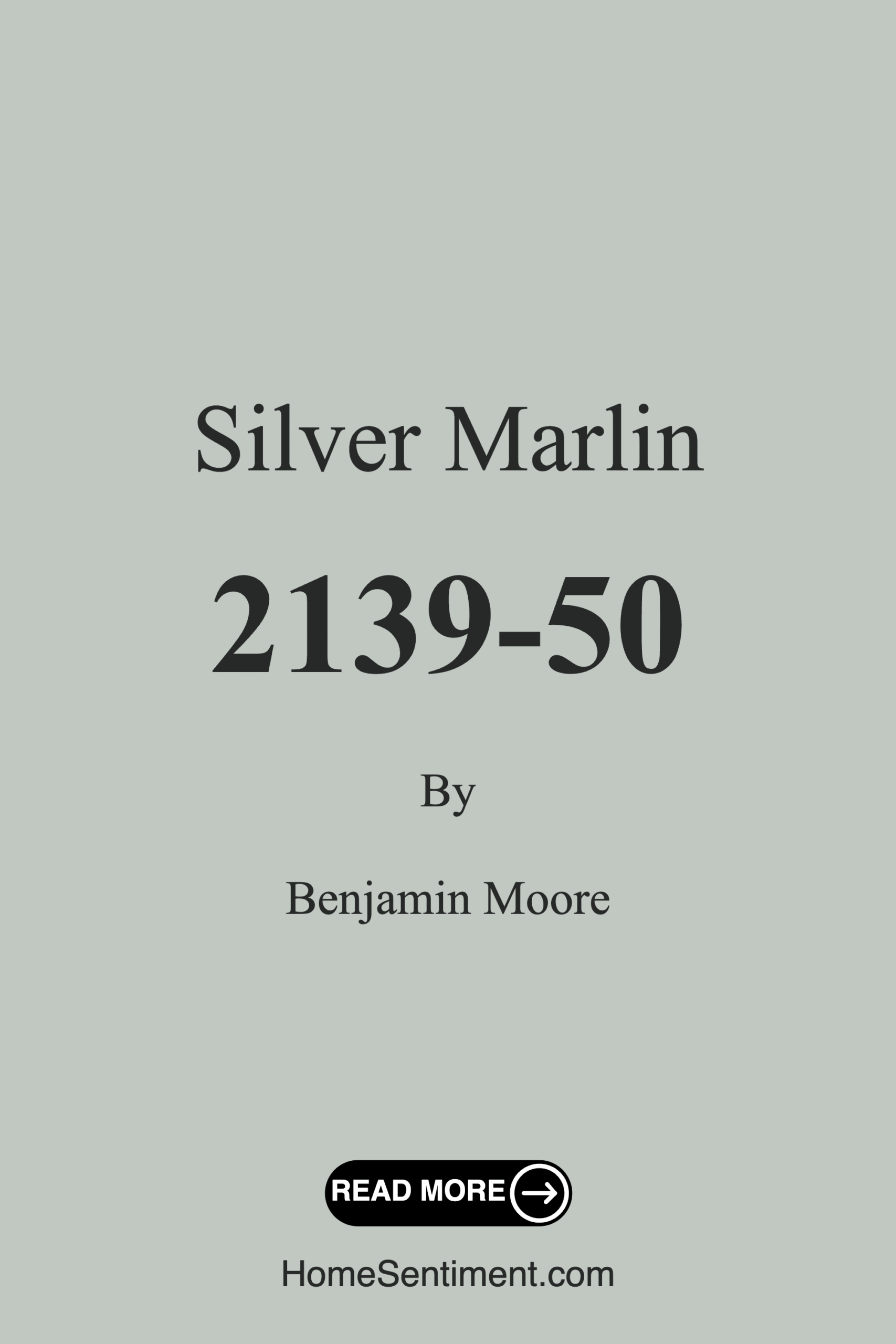 Silver Marlin 2139-50 by Benjamin Moore