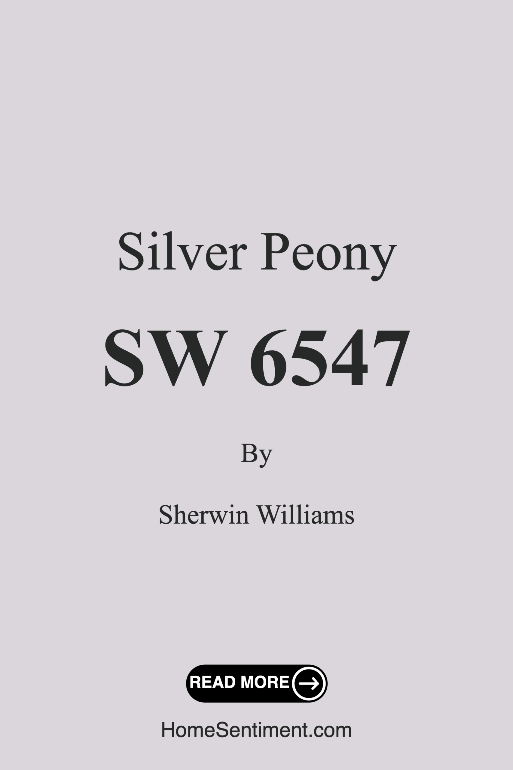 Silver Peony SW 6547 by Sherwin Williams